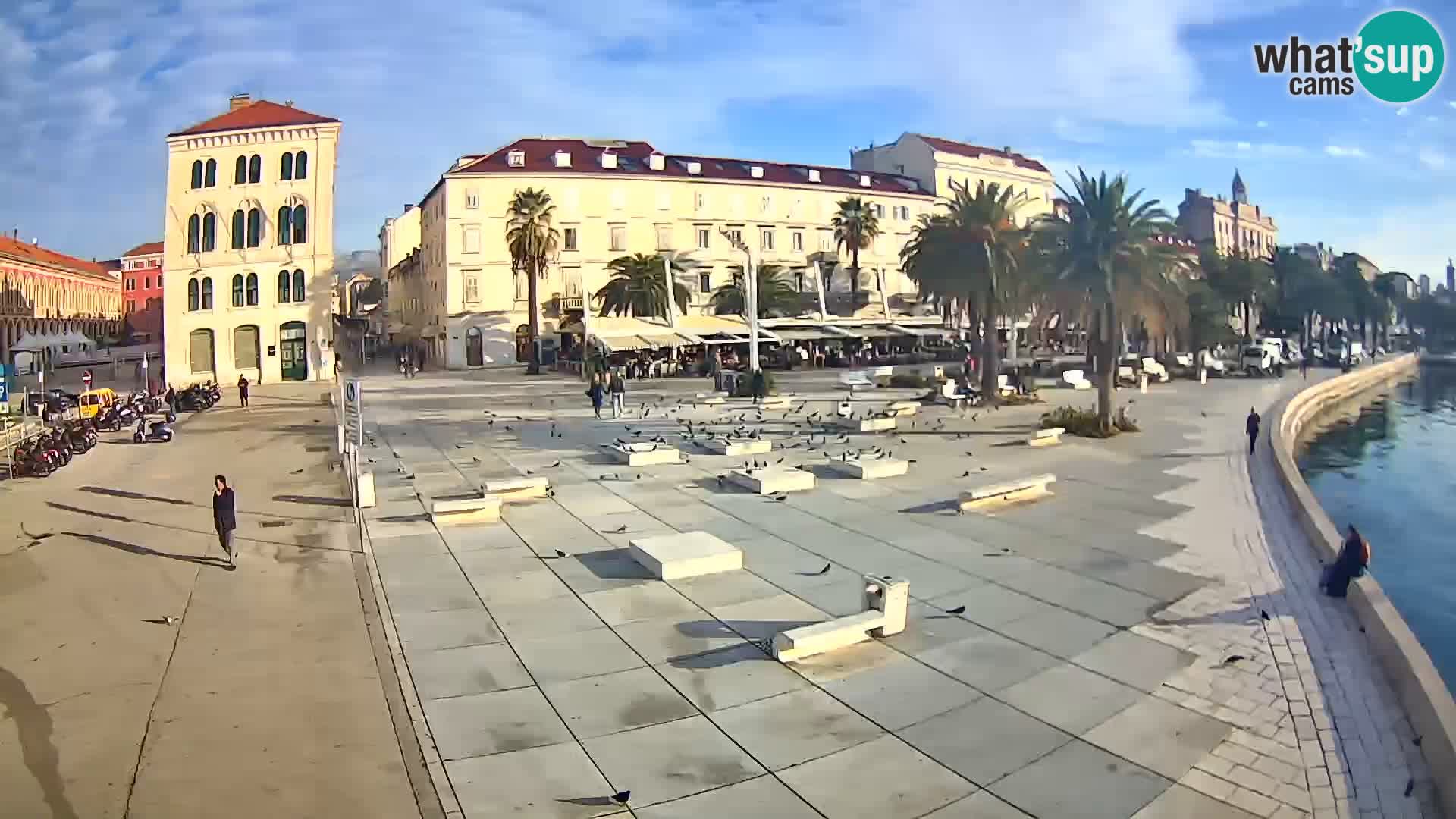 Webcam Split Riva – Prokurative | Trg Republike