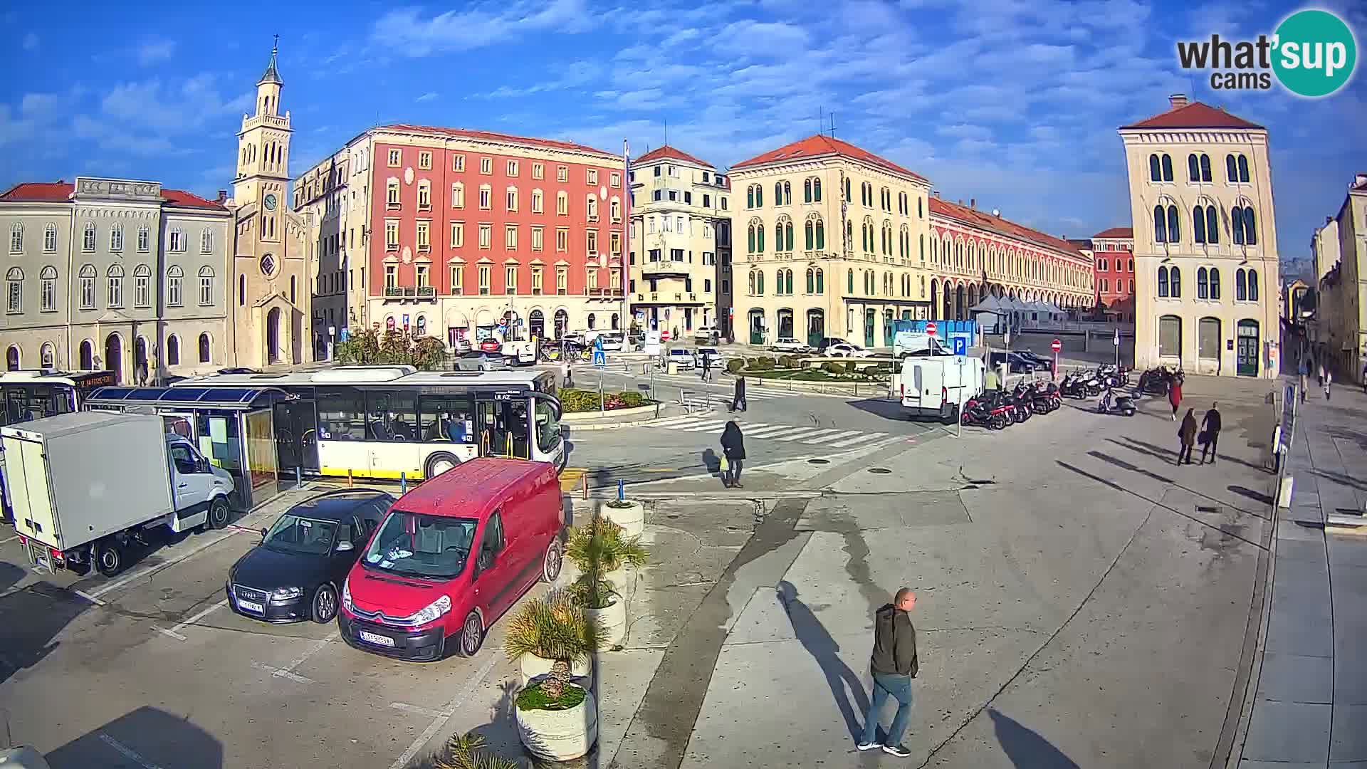 Webcam Split Riva – Prokurative | Trg Republike