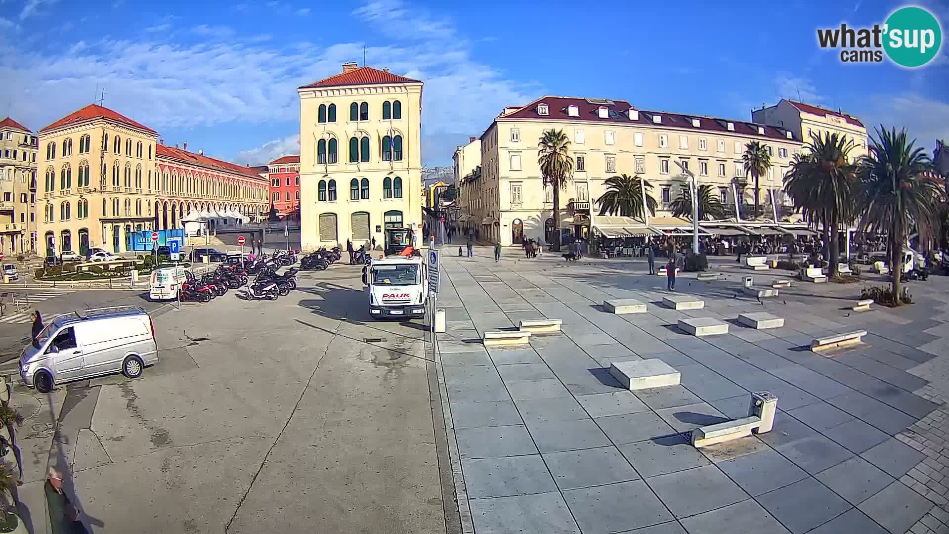 Webcam Split Riva – Prokurative | Trg Republike