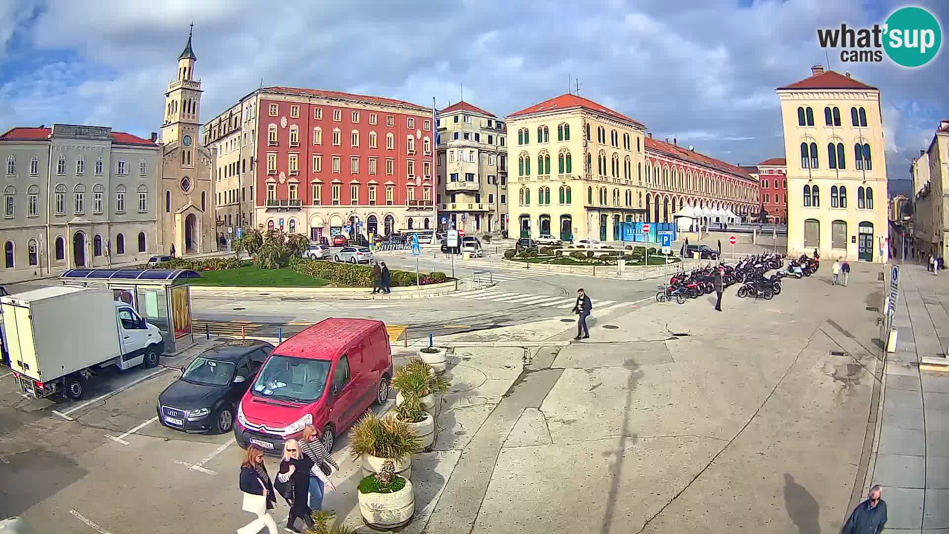 Webcam Split Riva – Prokurative | Trg Republike