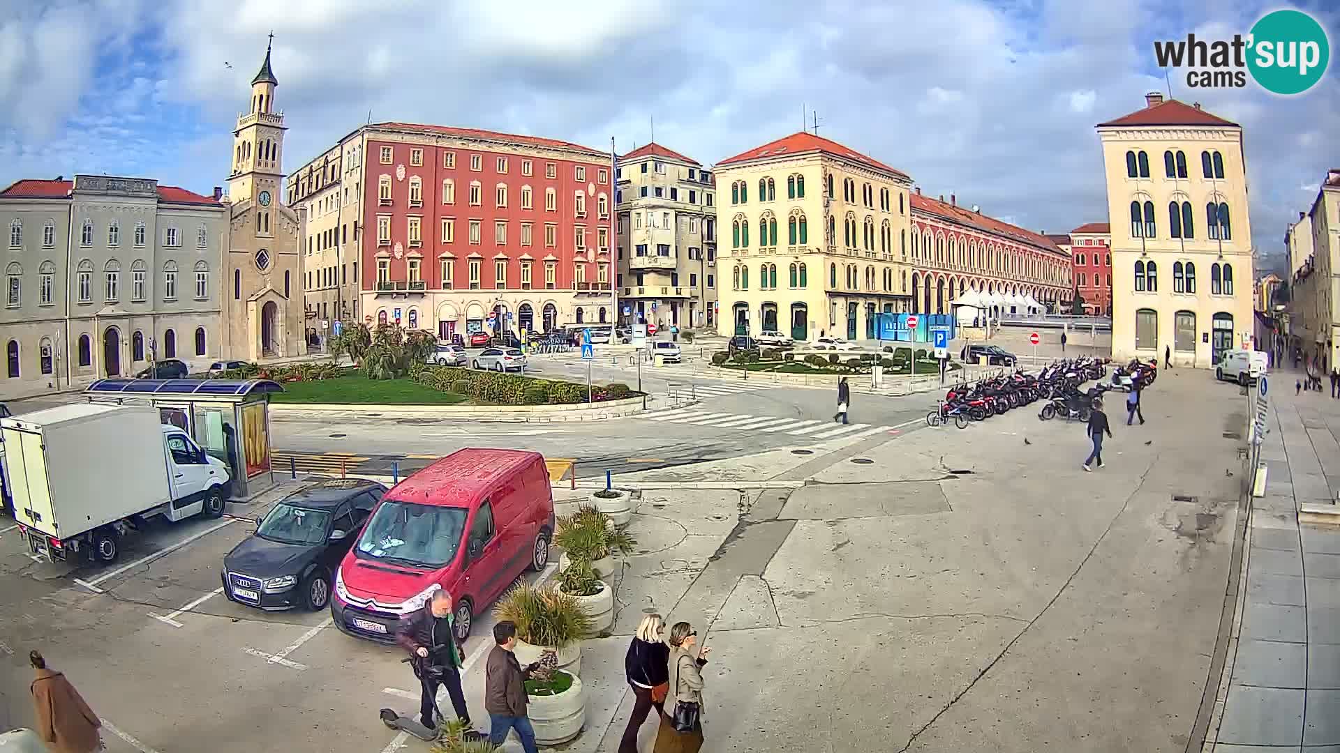 Webcam Split Riva – Prokurative | Trg Republike