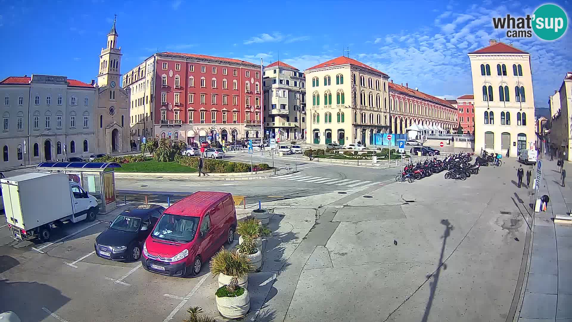 Webcam Split Riva – Prokurative | Trg Republike