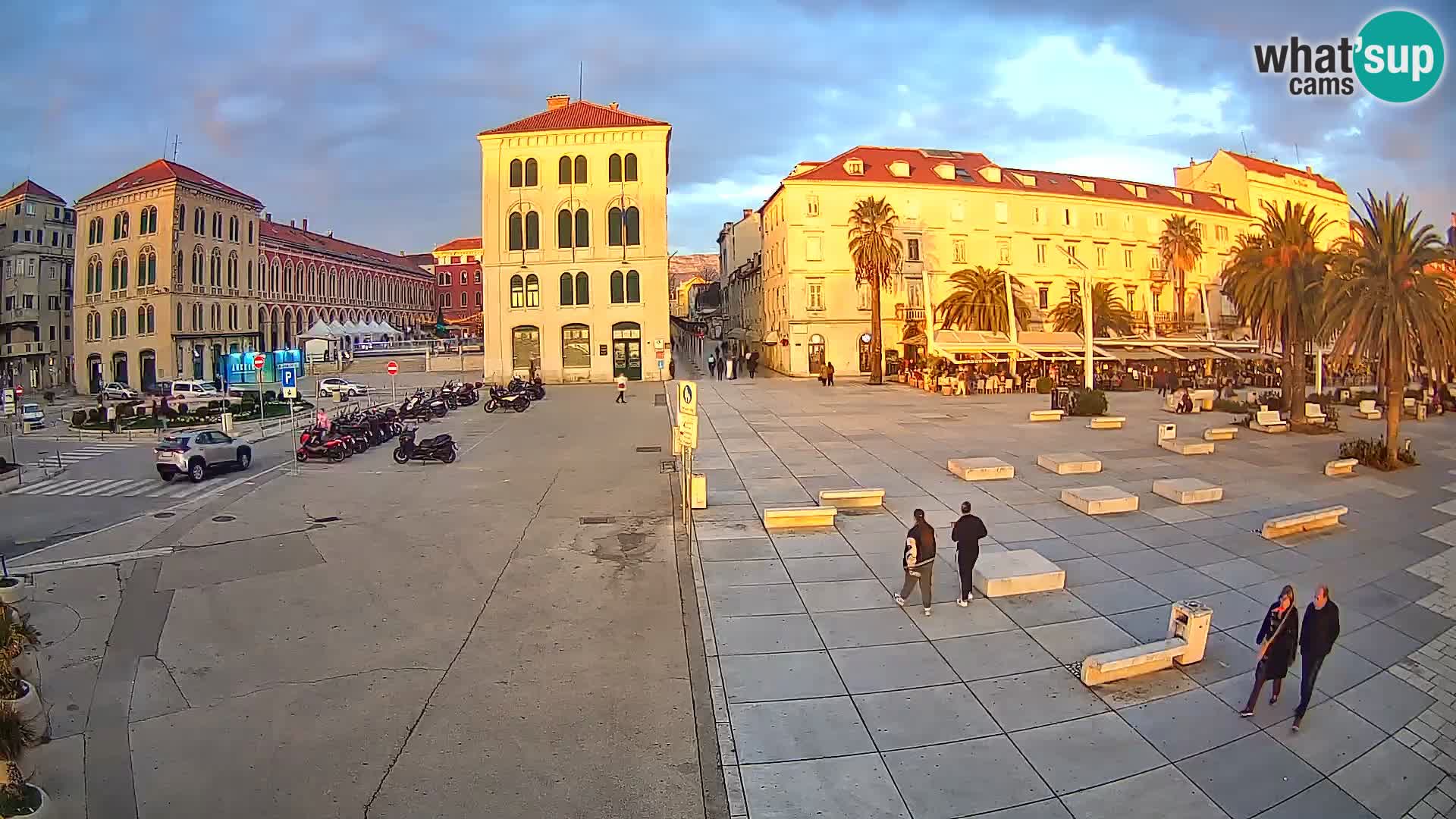 Webcam Spalato Riva – Prokurative | Piazza della Republika