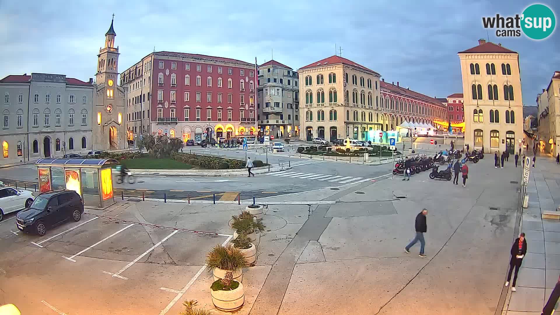 Webcam Spalato Riva – Prokurative | Piazza della Republika