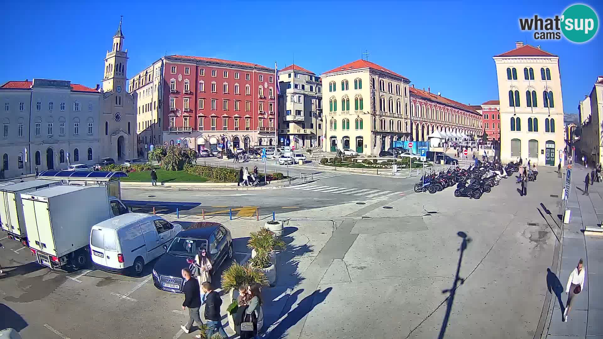 Webcam Split Riva – Prokurative | Trg Republike