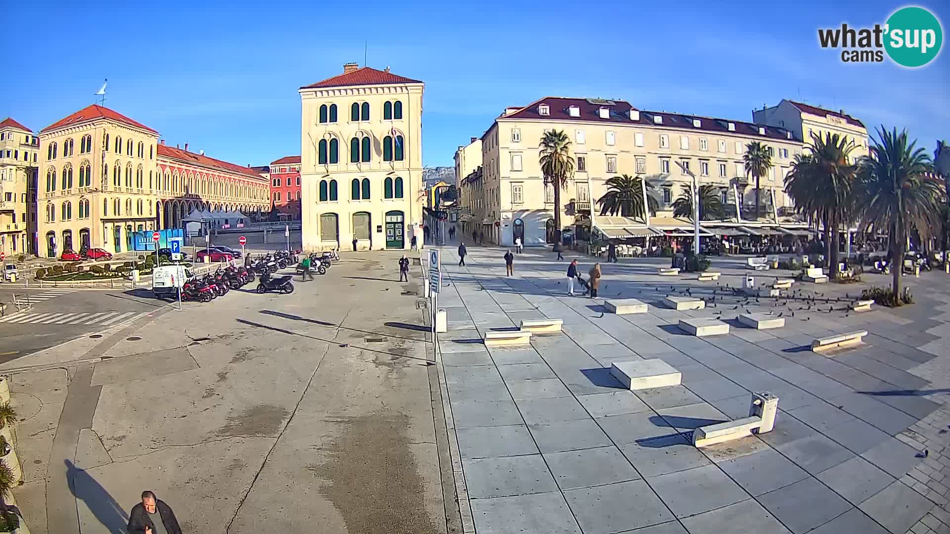 Webcam Split Riva – Prokurative | Trg Republike
