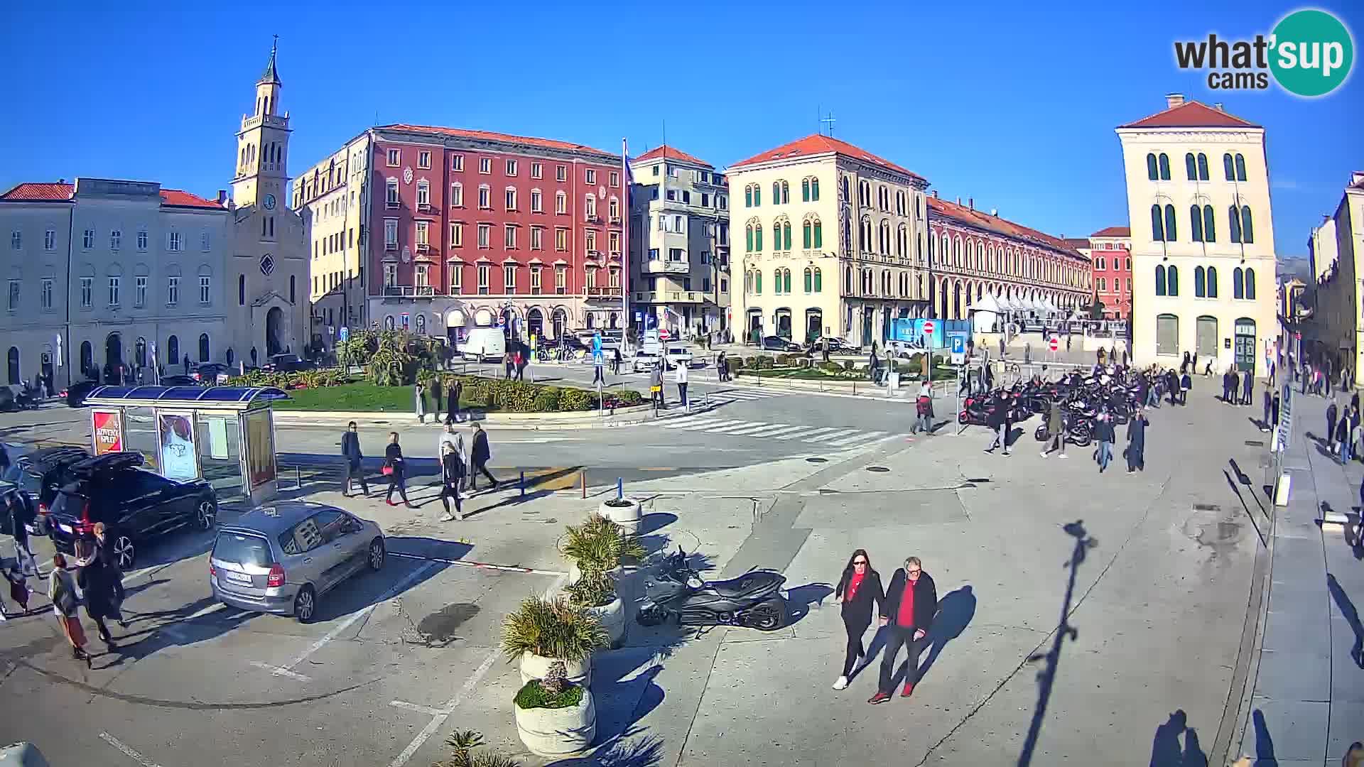 Webcam Split Riva – Prokurative | Trg Republike