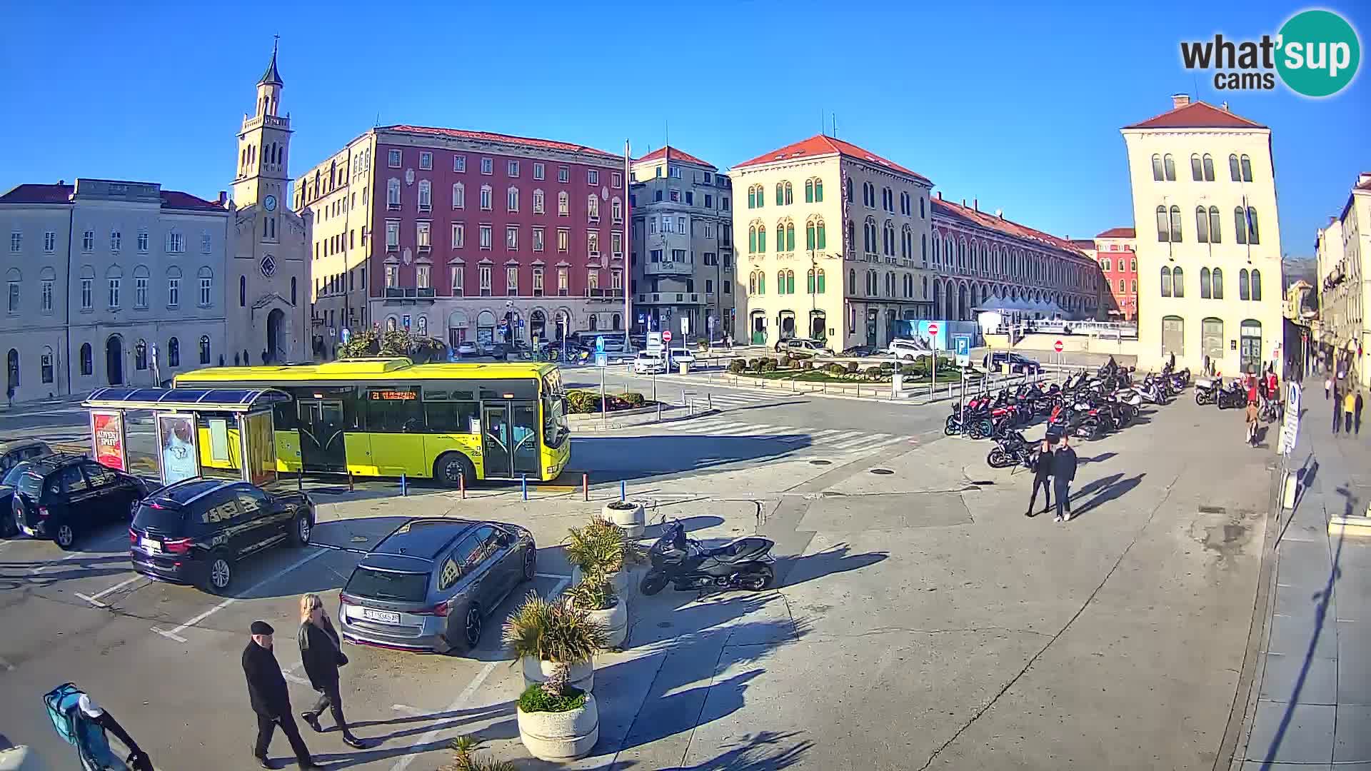 Webcam Split Riva – Prokurative | Trg Republike