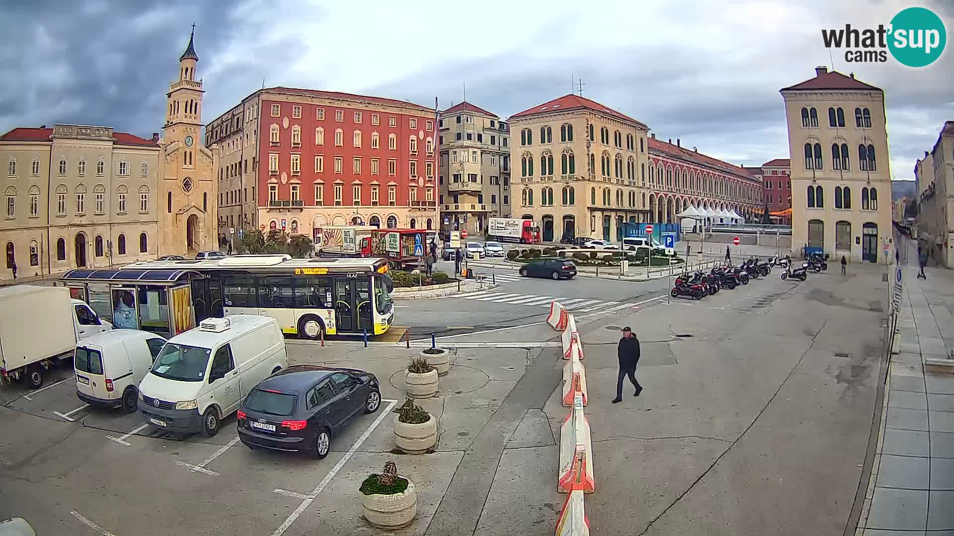 Webcam Spalato Riva – Prokurative | Piazza della Republika