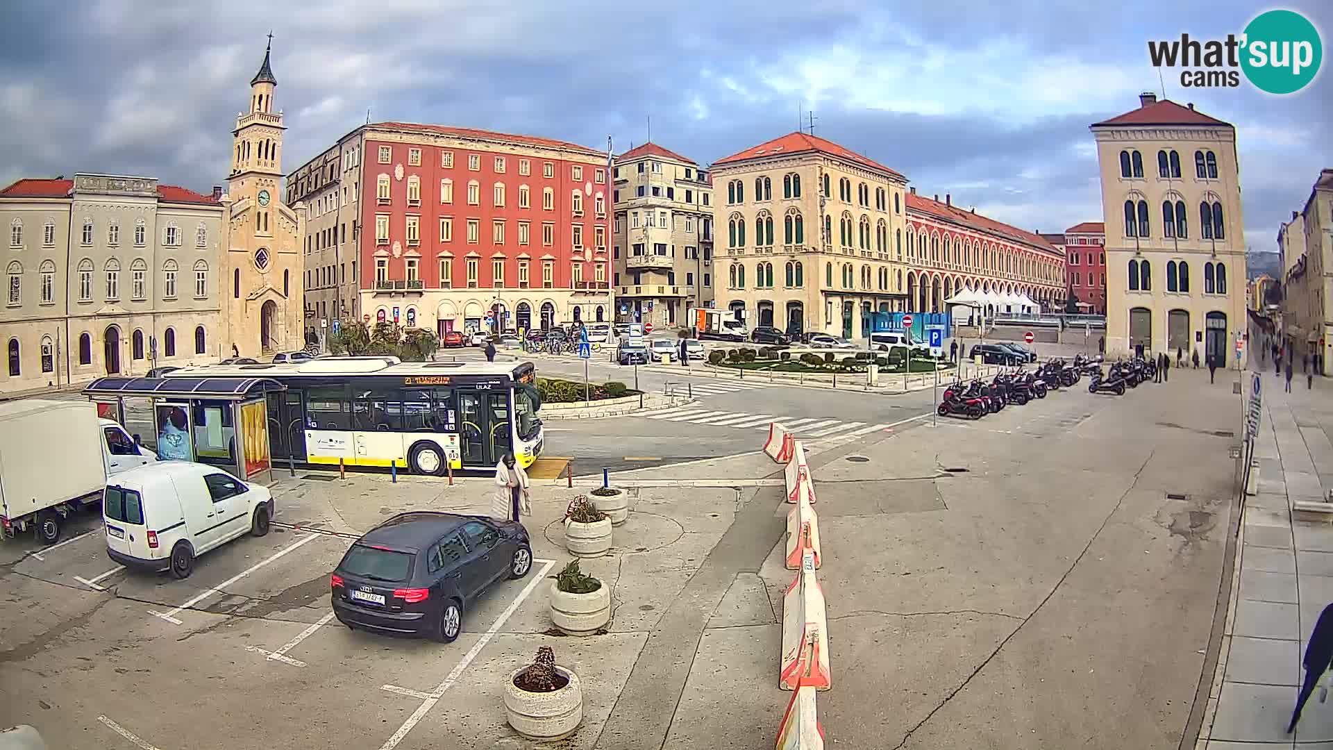 Webcam Spalato Riva – Prokurative | Piazza della Republika