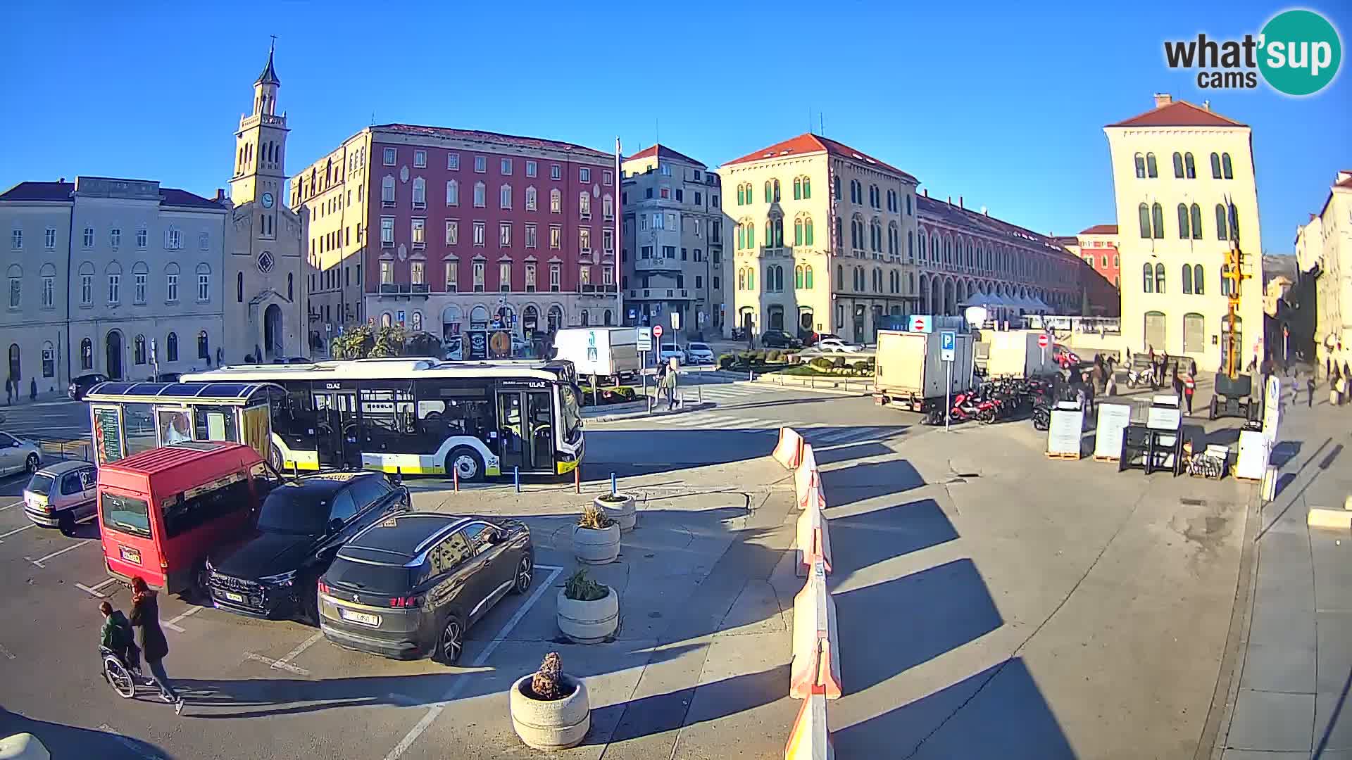 Webcam Split Riva – Prokurative | Trg Republike