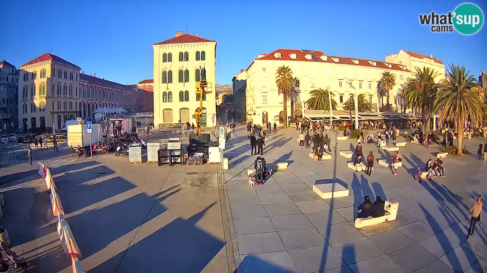Webcam Split Riva – Prokurative | Trg Republike