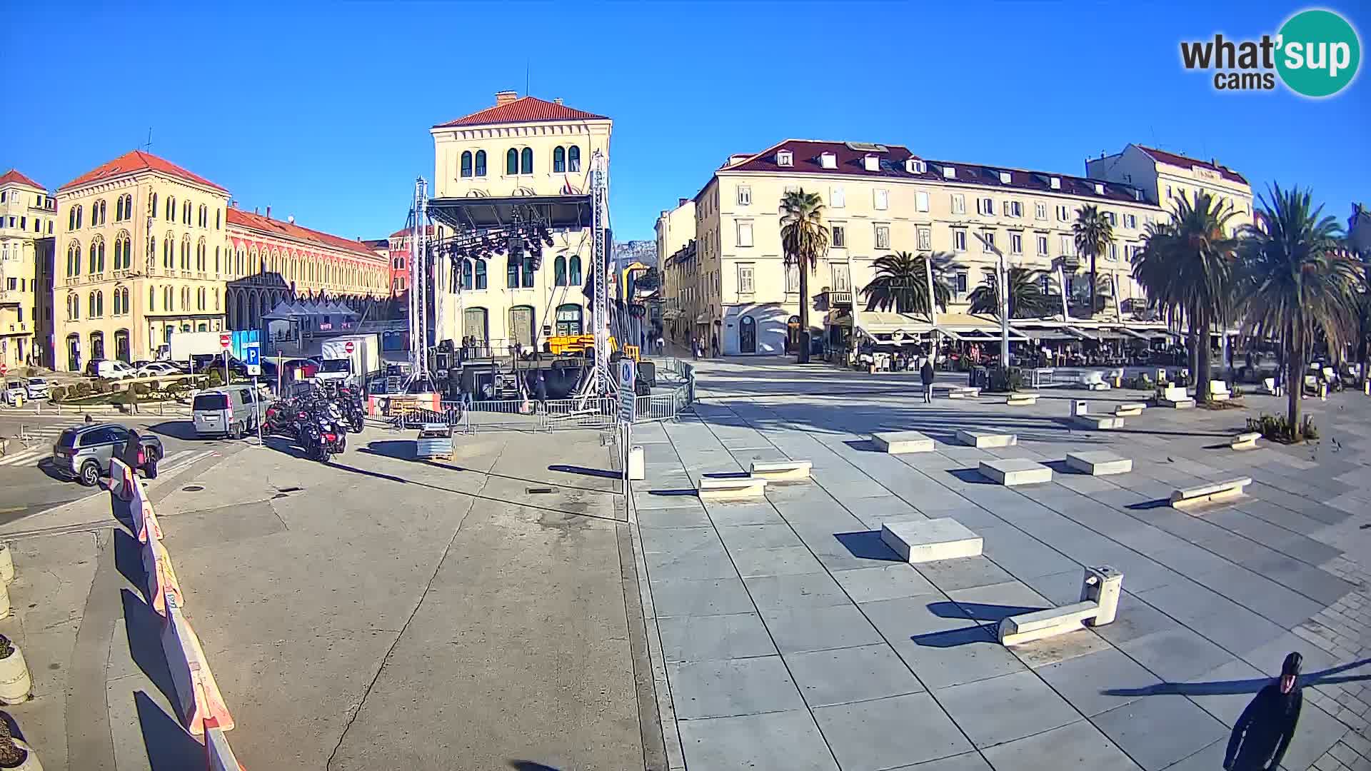 Webcam Split Riva – Prokurative | Trg Republike