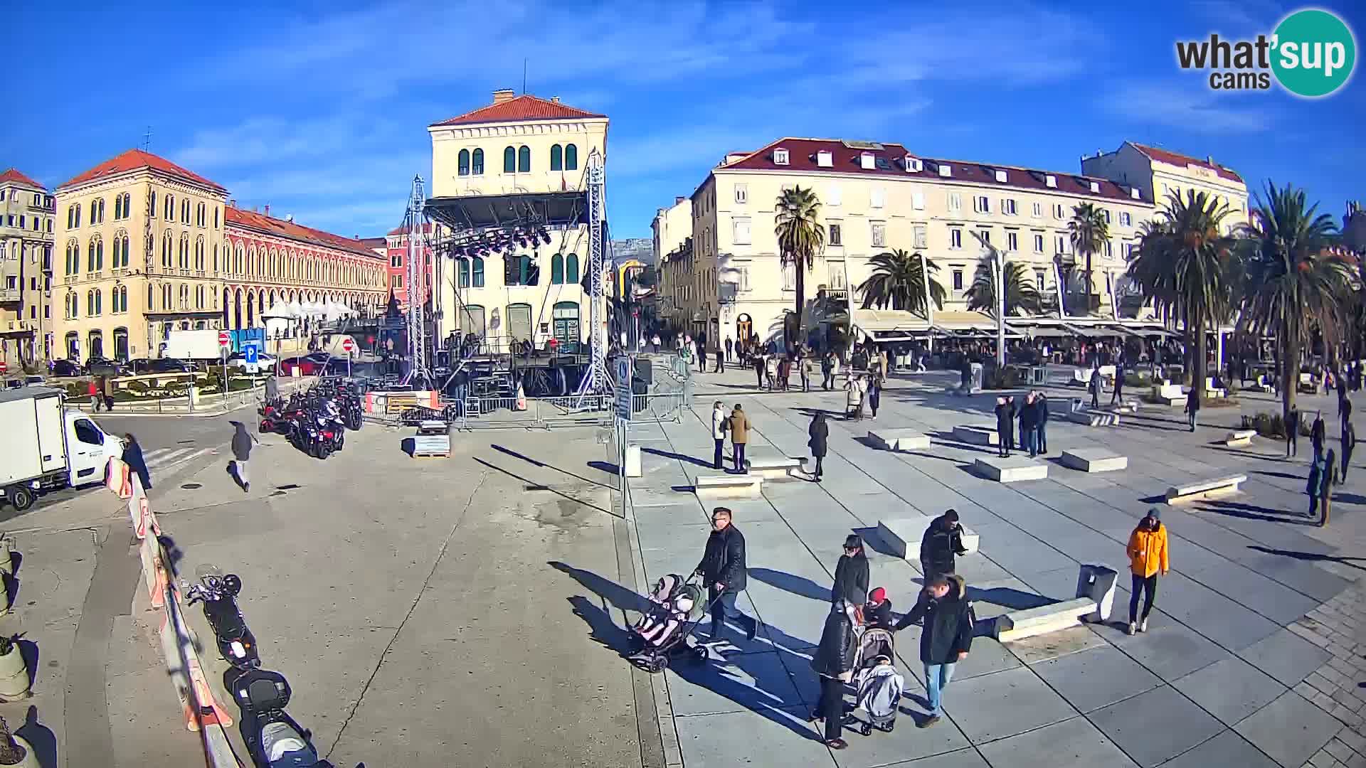 Webcam Split Riva – Prokurative | Trg Republike