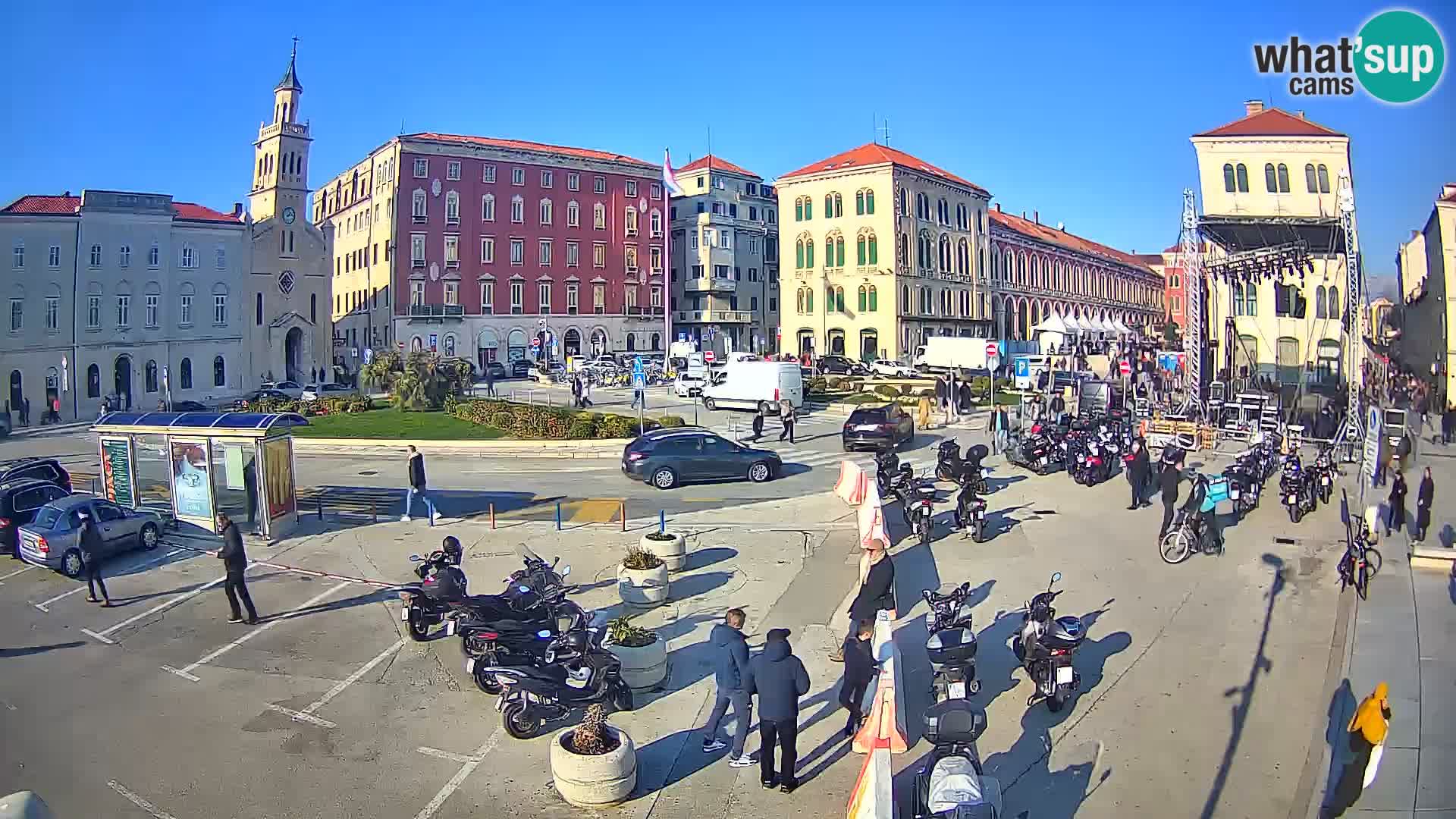 Webcam Split Riva – Prokurative | Plaza de la República