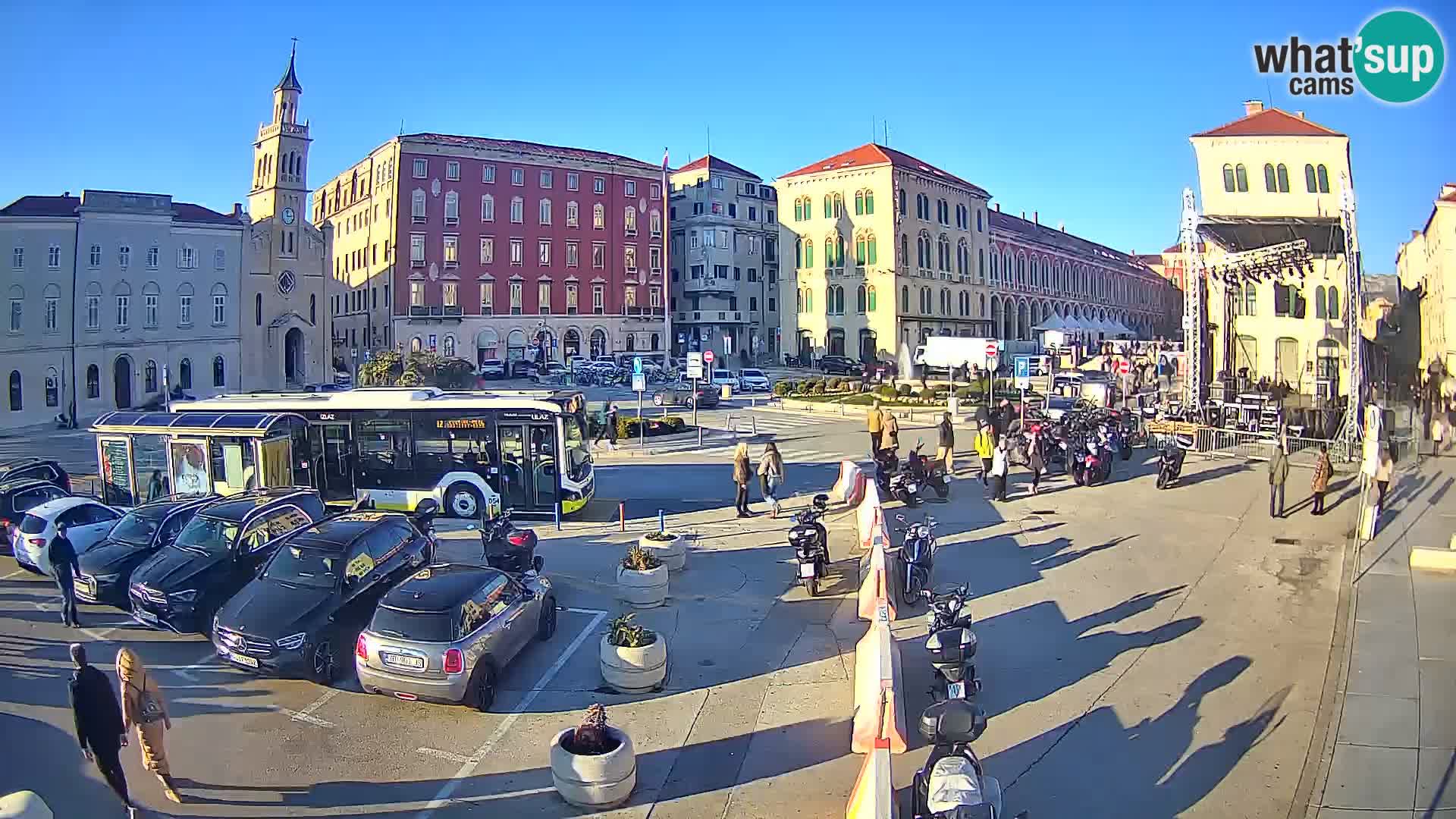 Webcam Split Riva – Prokurative | Plaza de la República