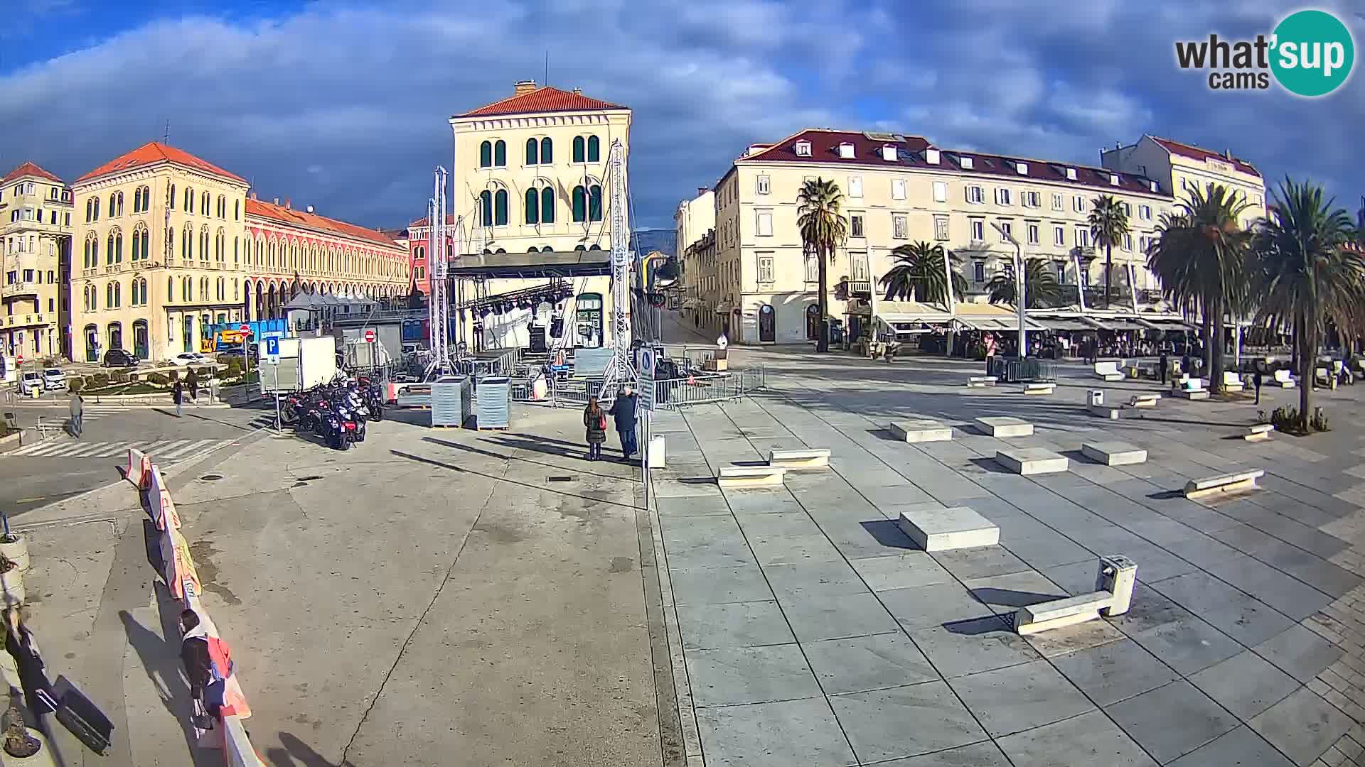Webcam Split Riva – Prokurative | Trg Republike