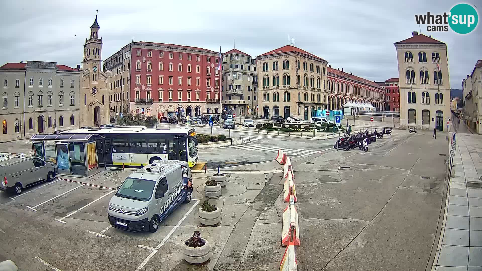 Webcam Split Riva – Prokurative | Trg Republike