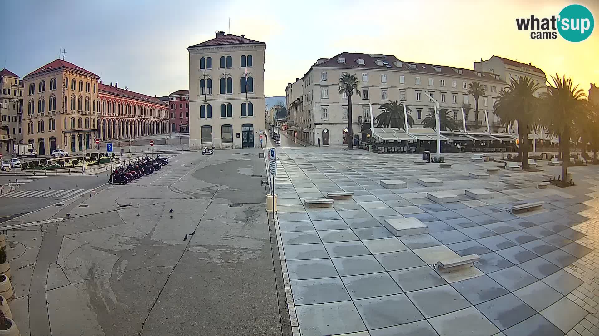 Webcam Spalato Riva – Prokurative | Piazza della Republika