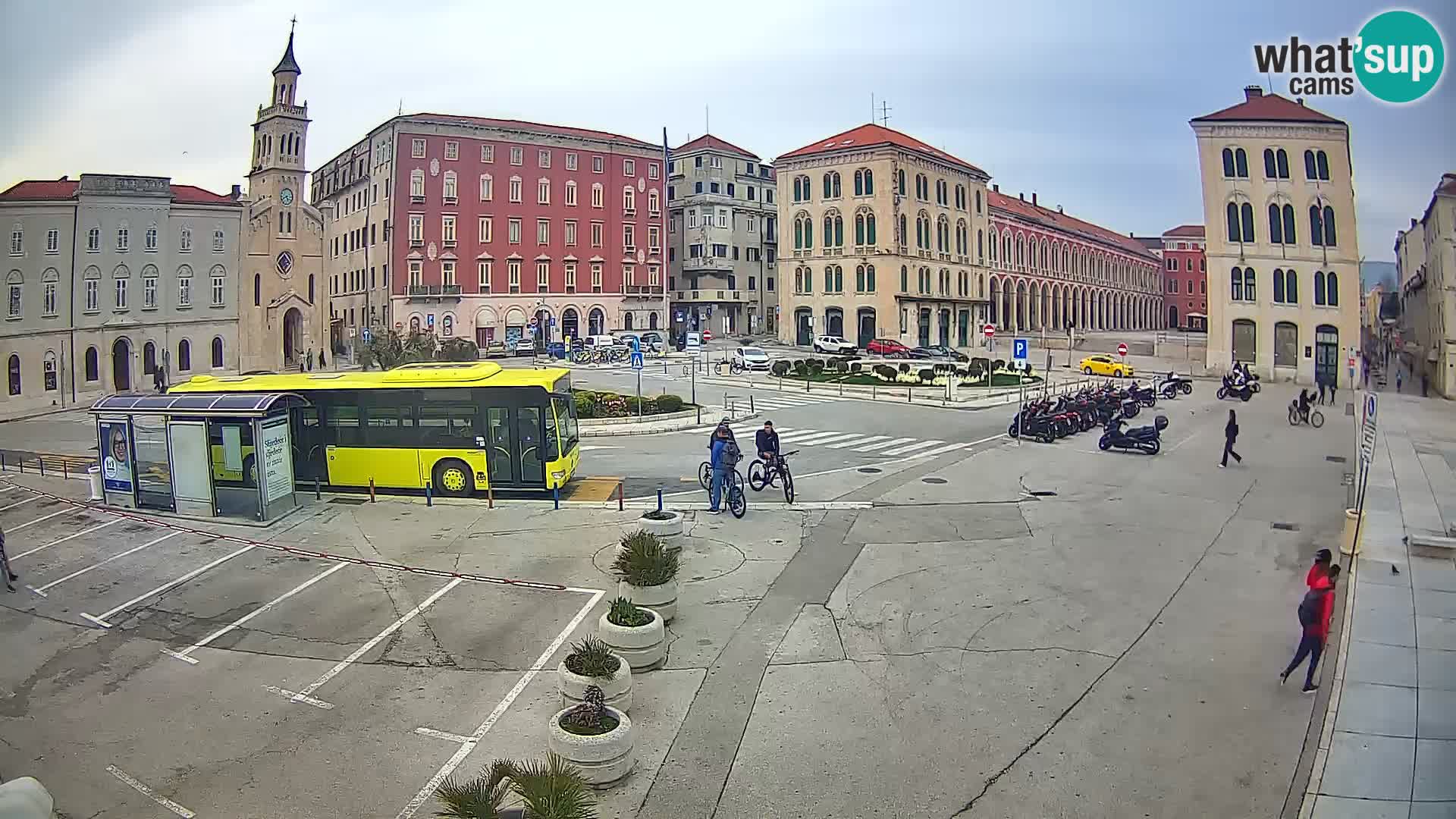 Webcam Split Riva – Prokurative | Trg Republike