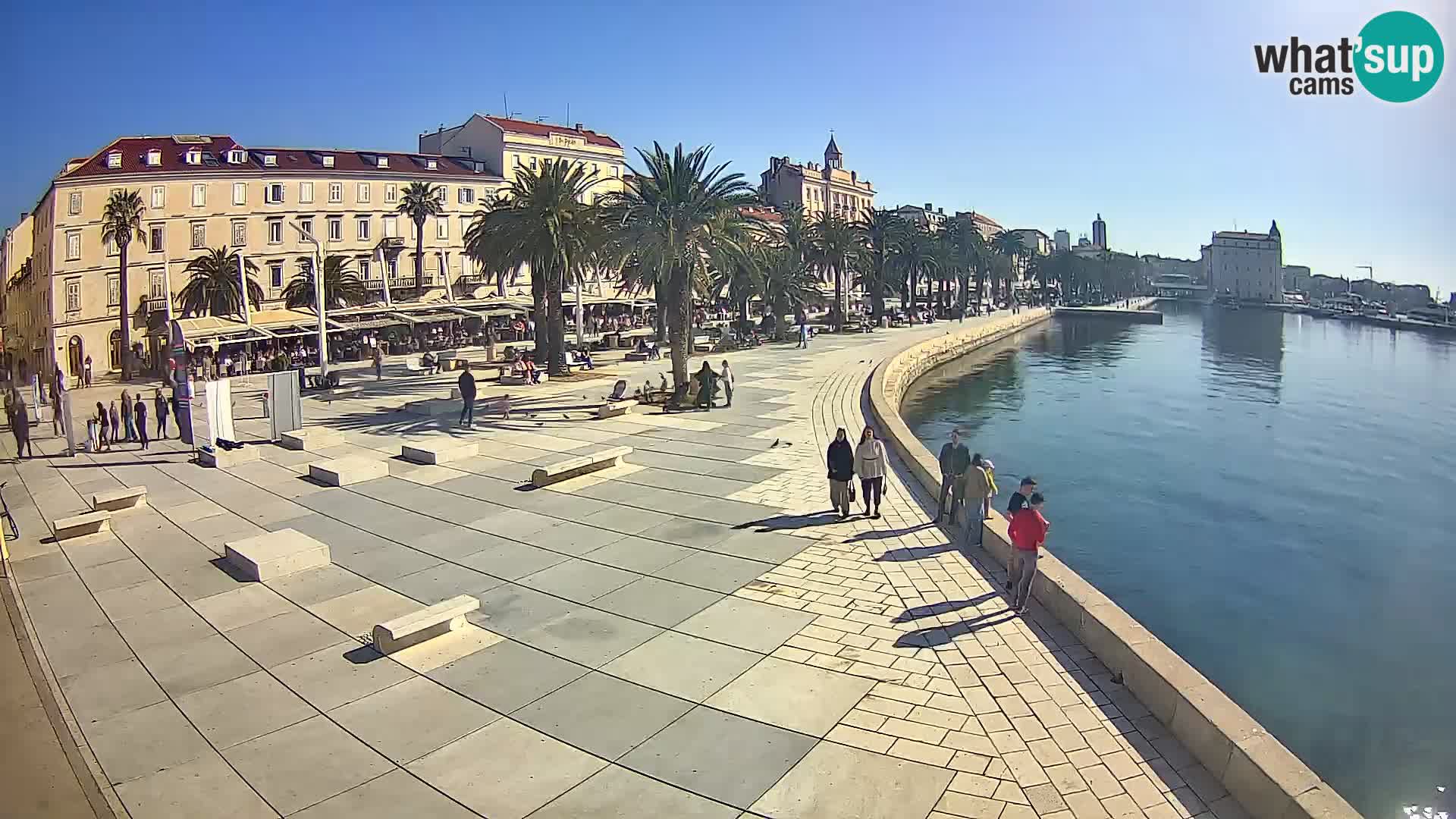 Webcam Split Riva – Prokurative | Trg Republike