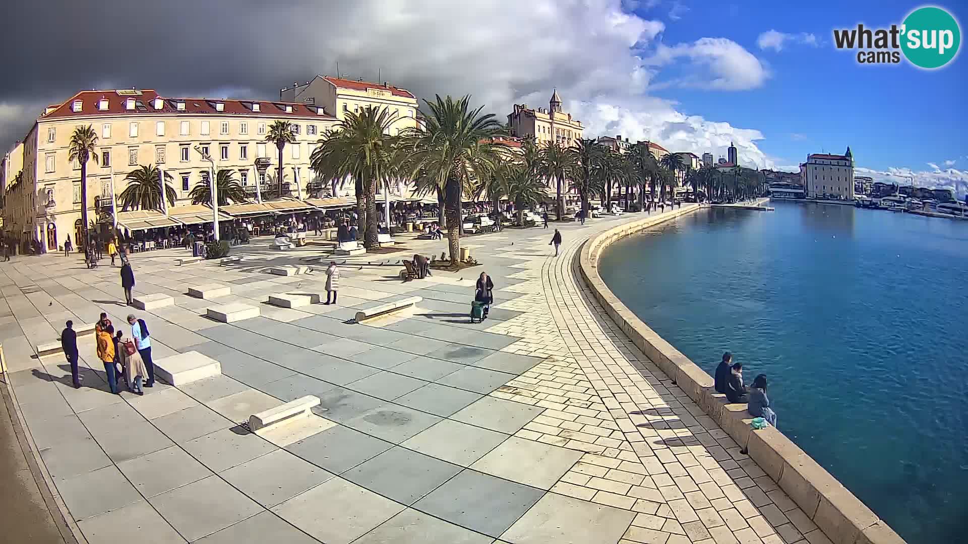 Webcam Spalato Riva – Prokurative | Piazza della Republika