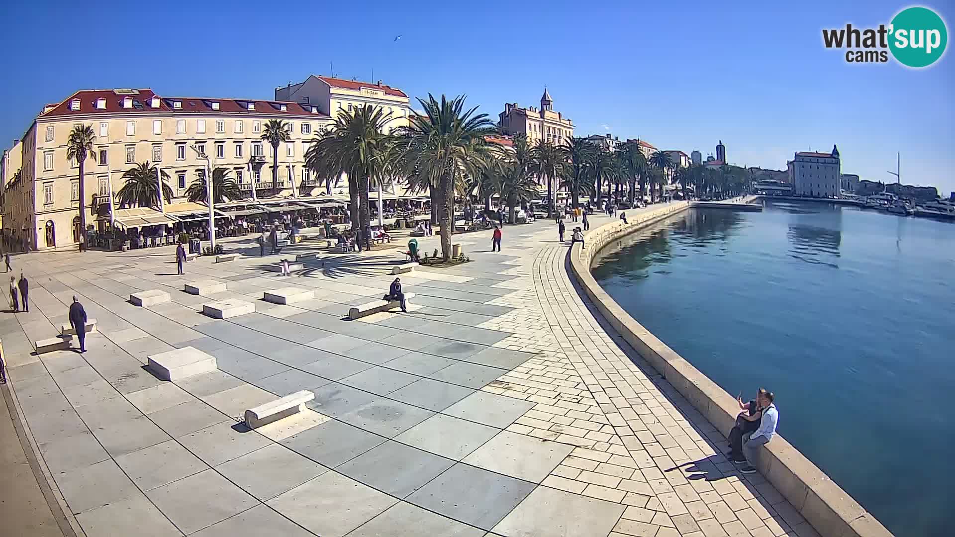 Webcam Spalato Riva – Prokurative | Piazza della Republika