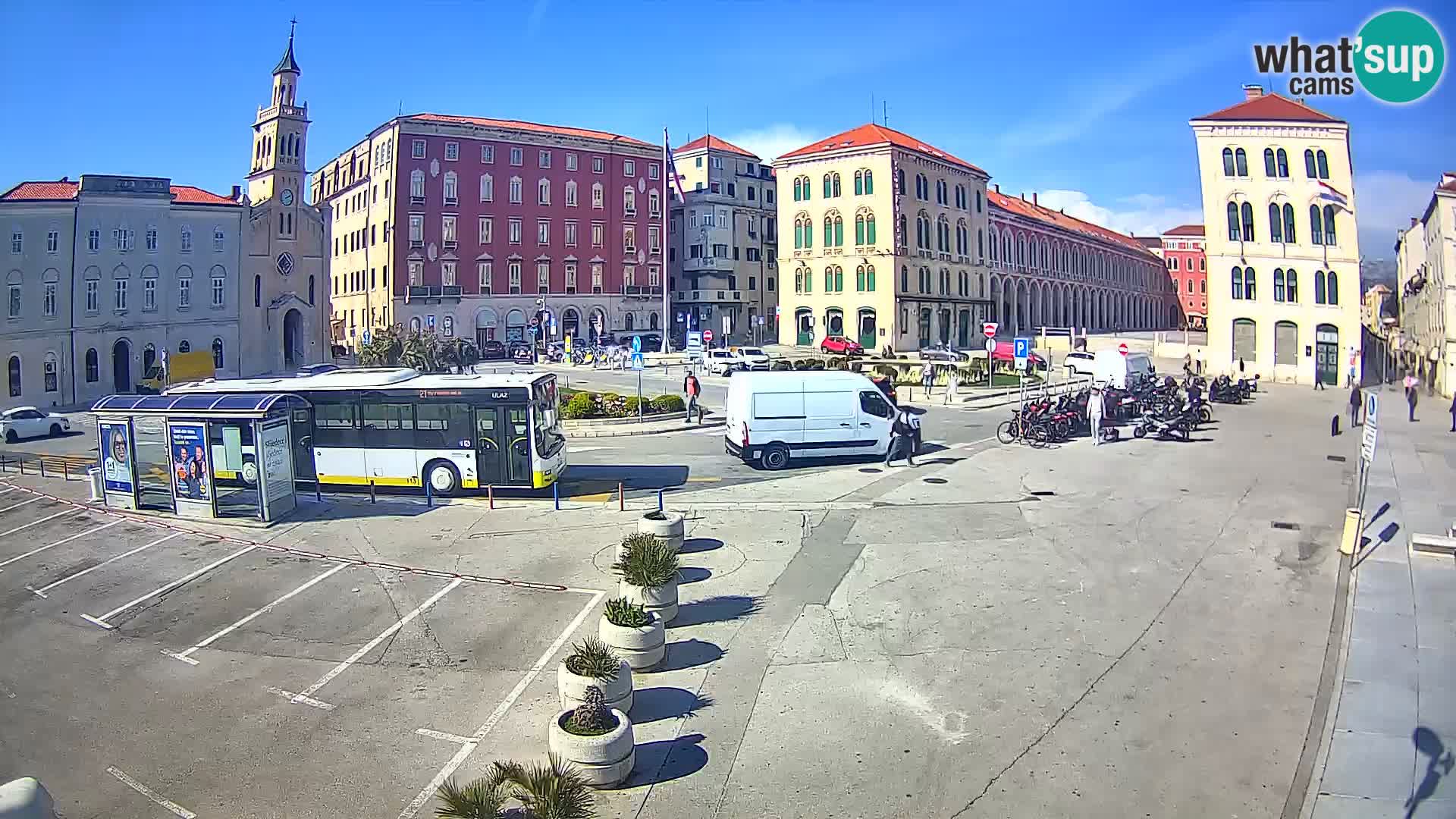 Webcam Spalato Riva – Prokurative | Piazza della Republika
