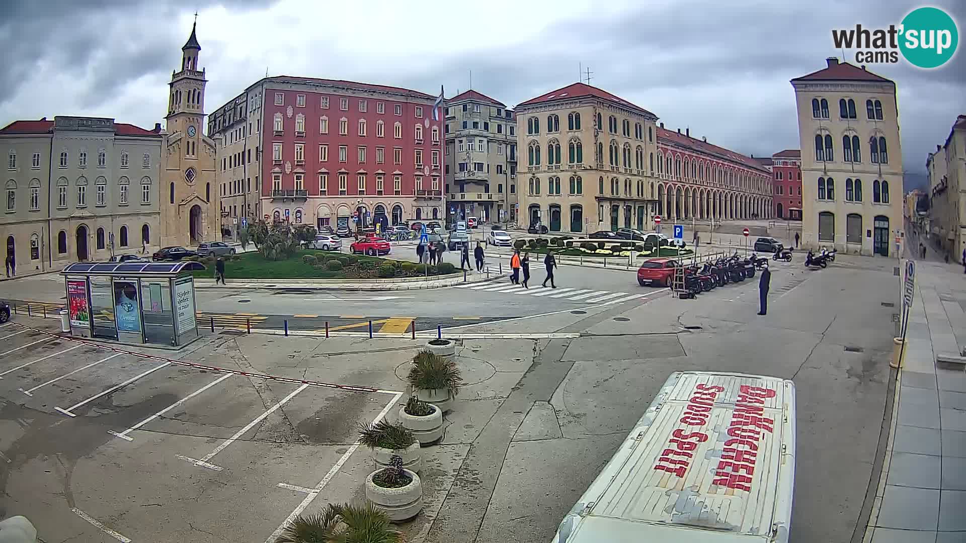 Webcam Split Riva – Prokurative | Trg Republike