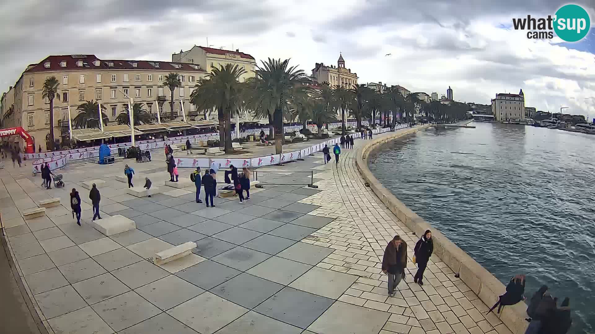 Webcam Spalato Riva – Prokurative | Piazza della Republika