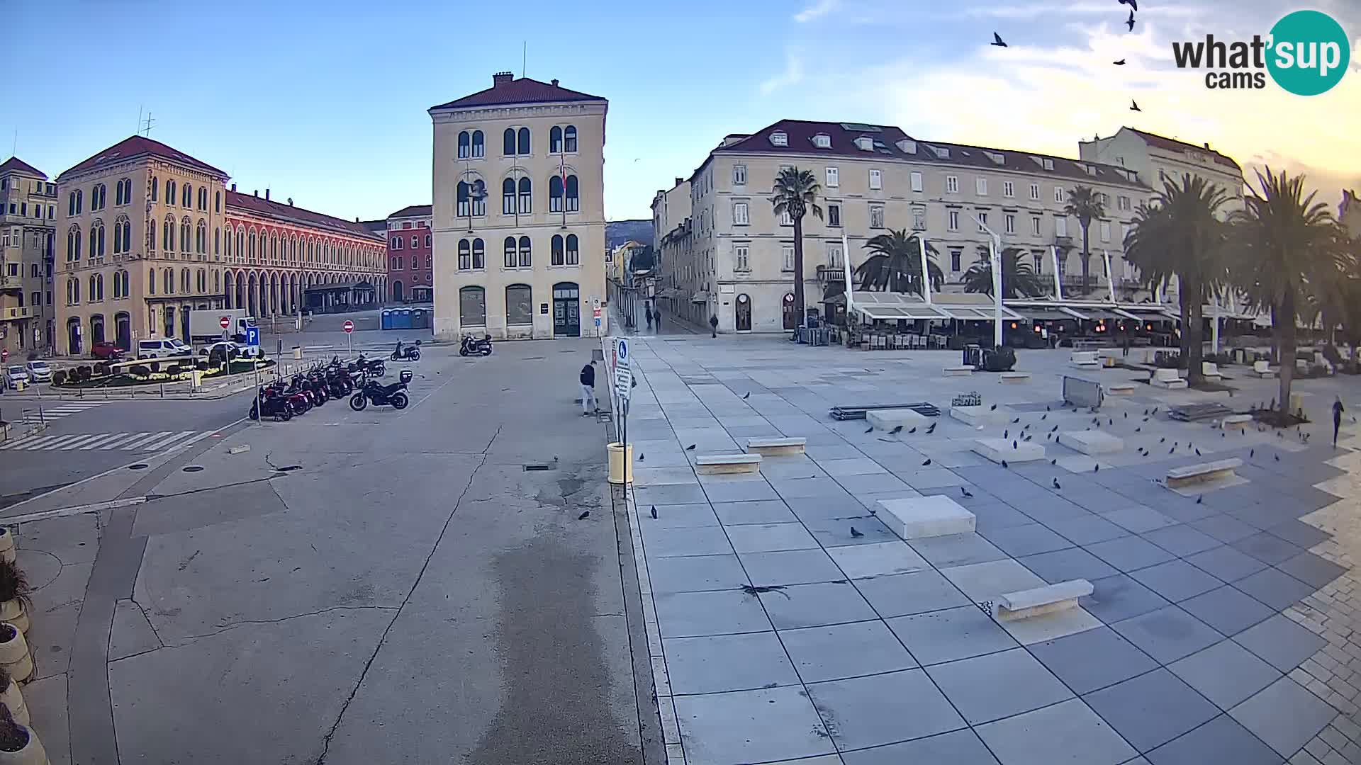 Webcam Spalato Riva – Prokurative | Piazza della Republika