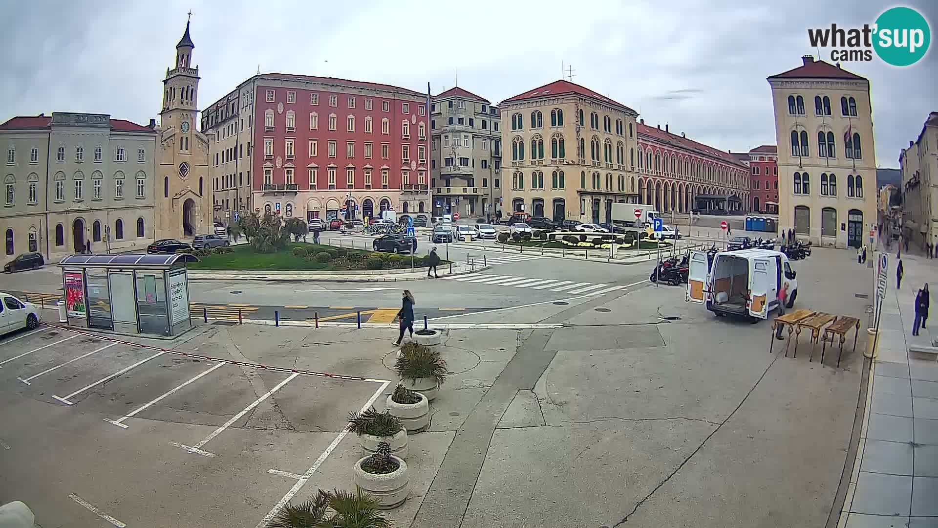 Webcam Split Riva – Prokurative | Trg Republike