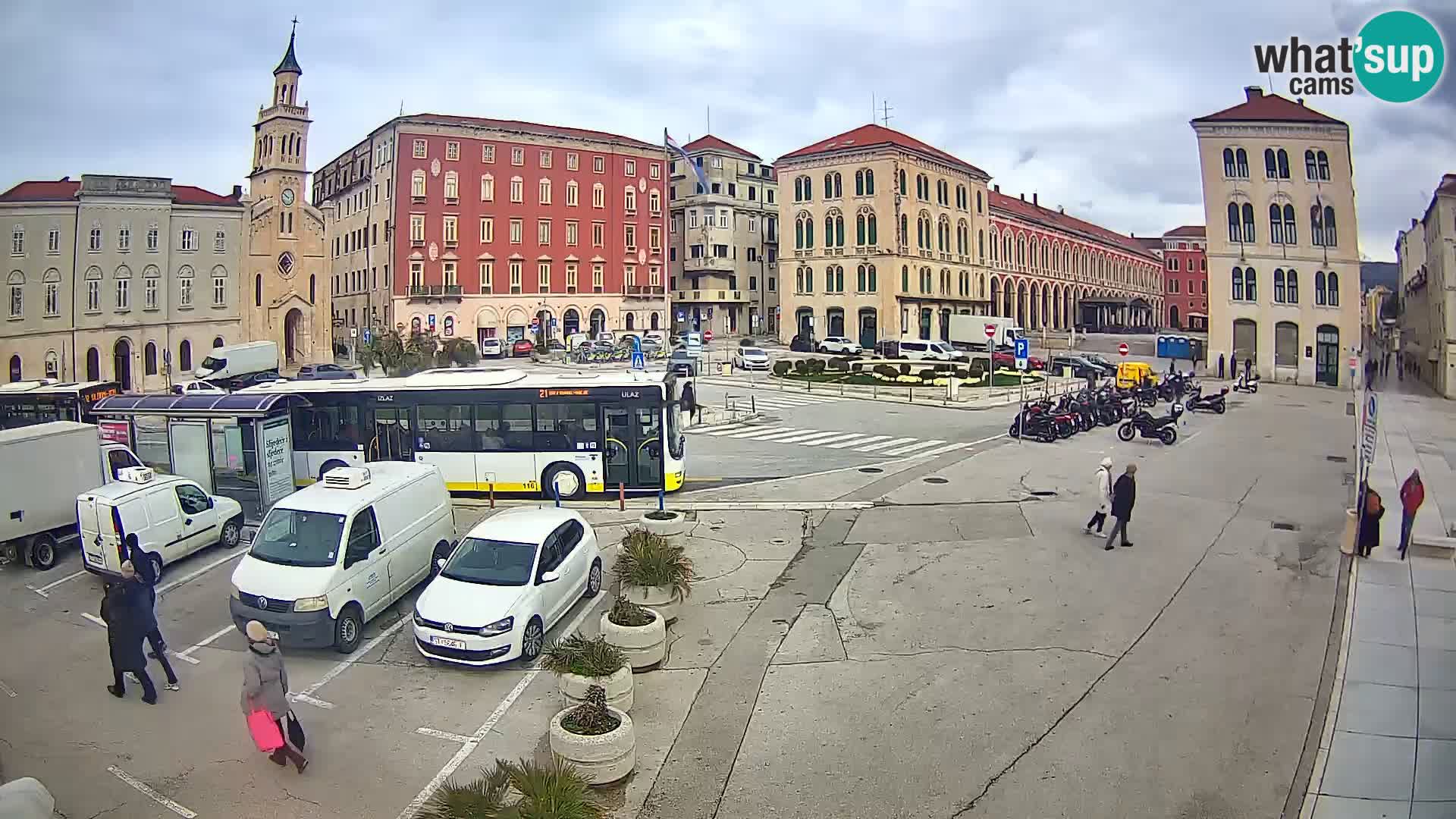 Webcam Split Riva – Prokurative | Trg Republike