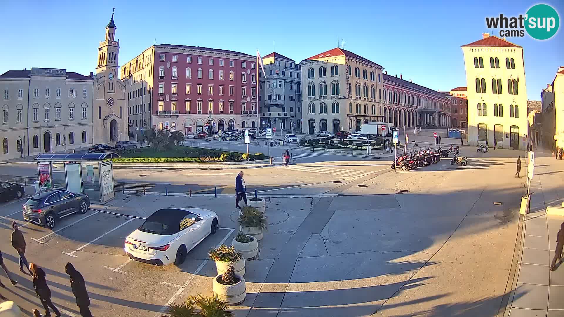 Webcam Spalato Riva – Prokurative | Piazza della Republika