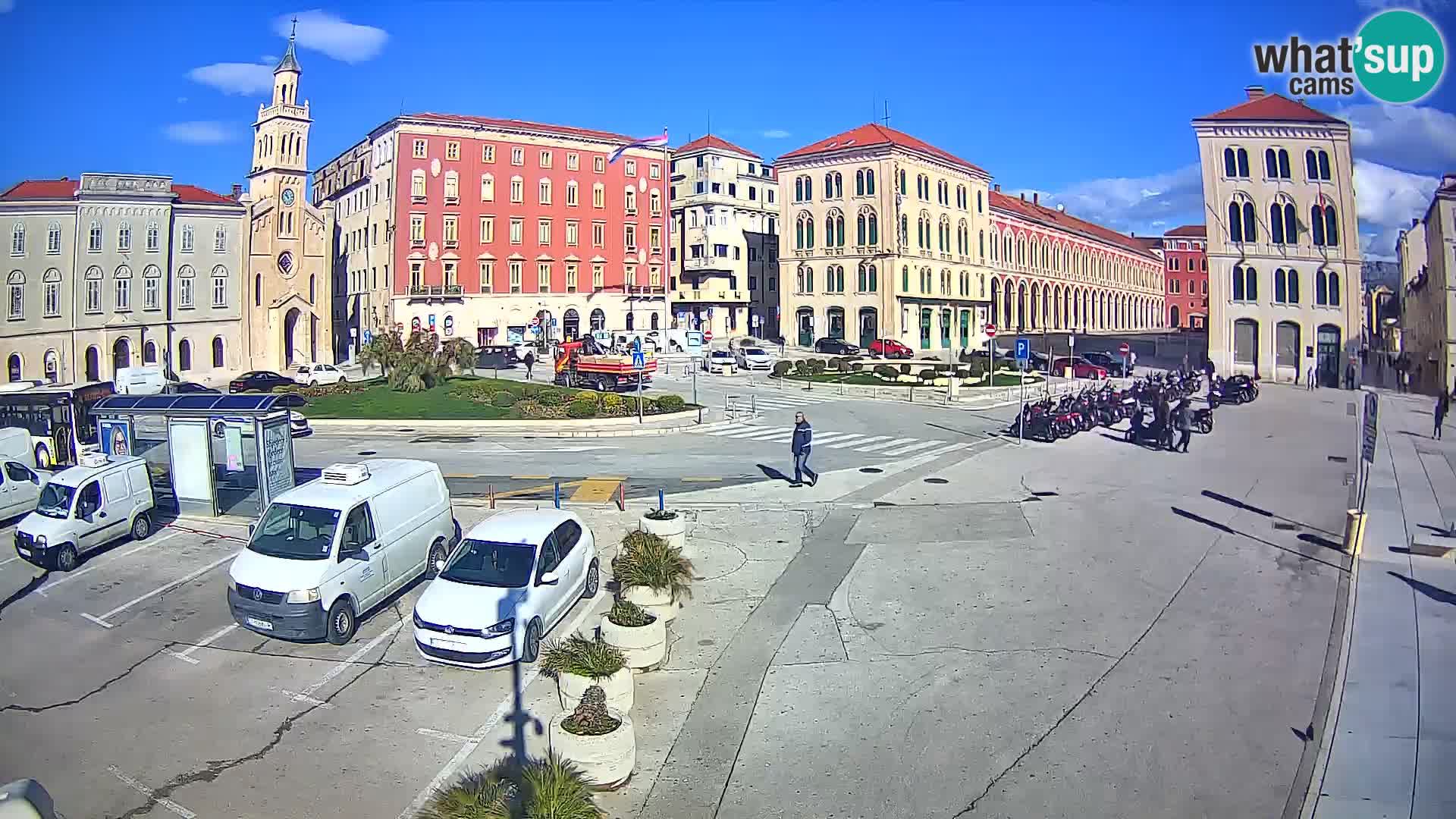Webcam Spalato Riva – Prokurative | Piazza della Republika