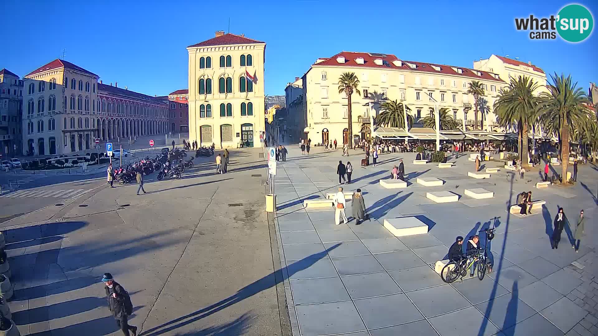 Webcam Split Riva – Prokurative | Trg Republike