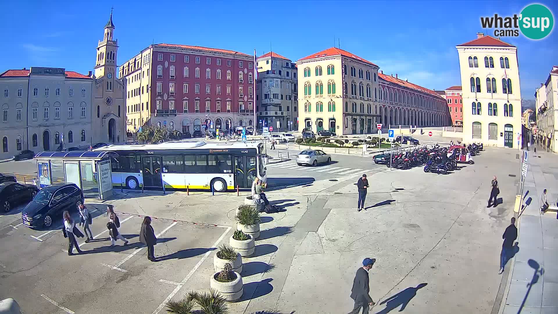 Webcam Split Riva – Prokurative | Trg Republike