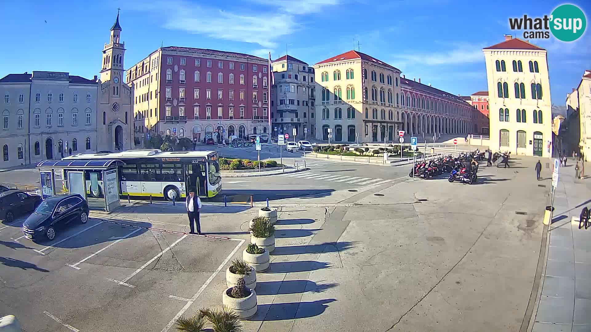 Webcam Spalato Riva – Prokurative | Piazza della Republika