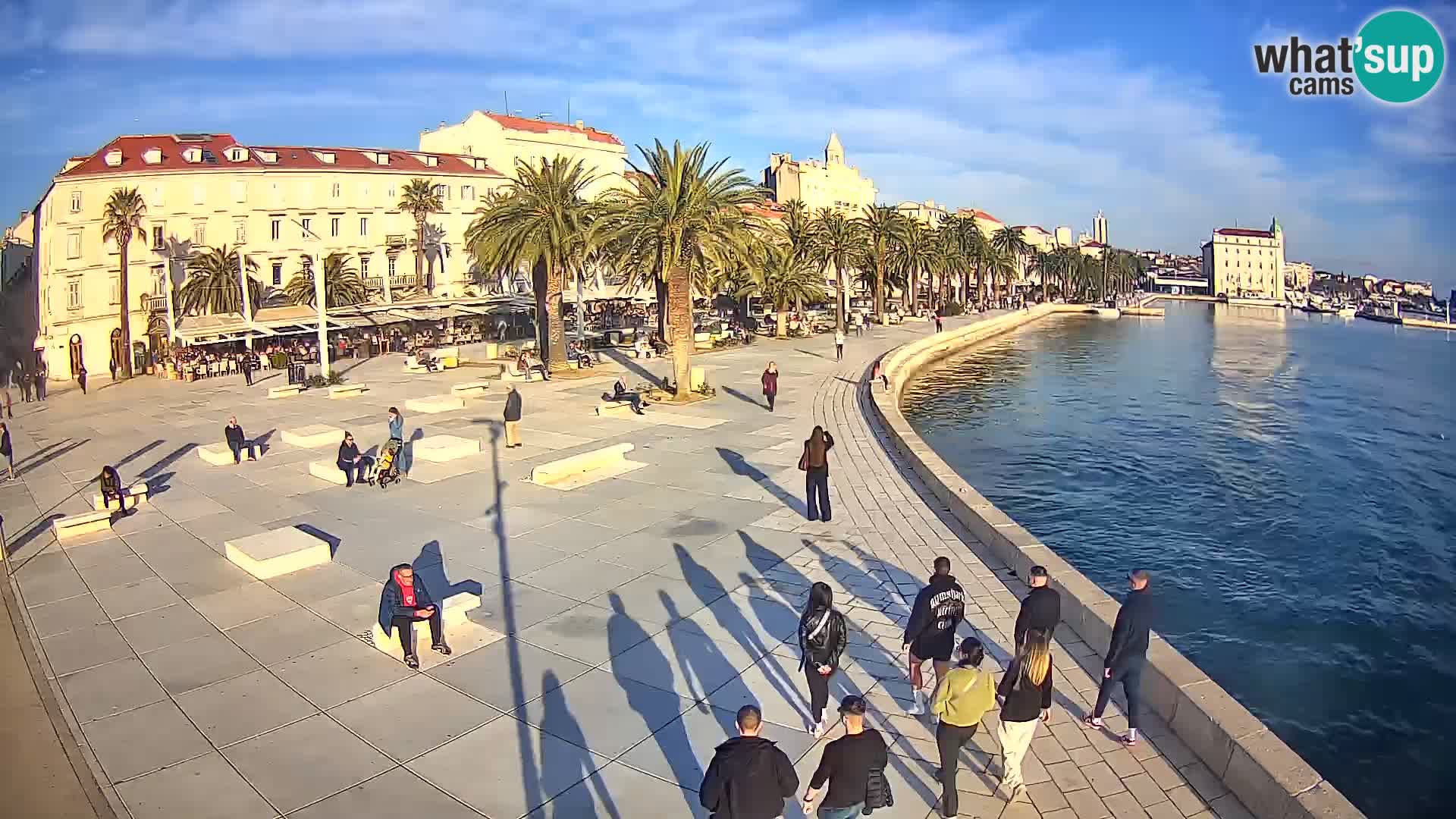 Webcam Spalato Riva – Prokurative | Piazza della Republika