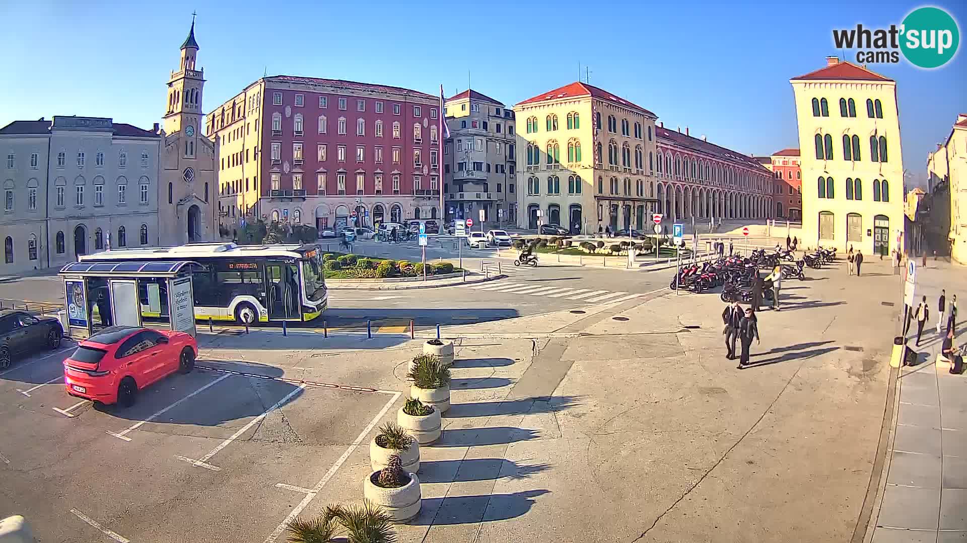 Webcam Split Riva – Prokurative | Trg Republike