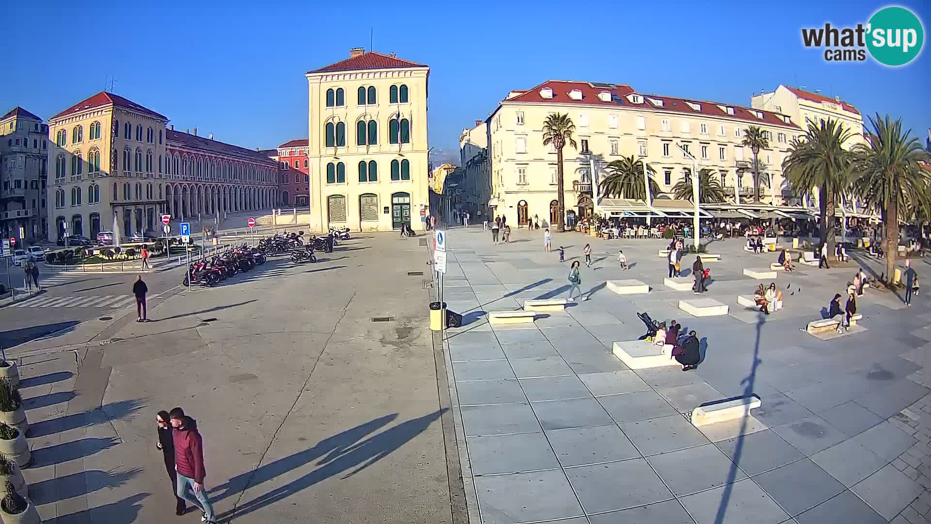 Webcam Spalato Riva – Prokurative | Piazza della Republika