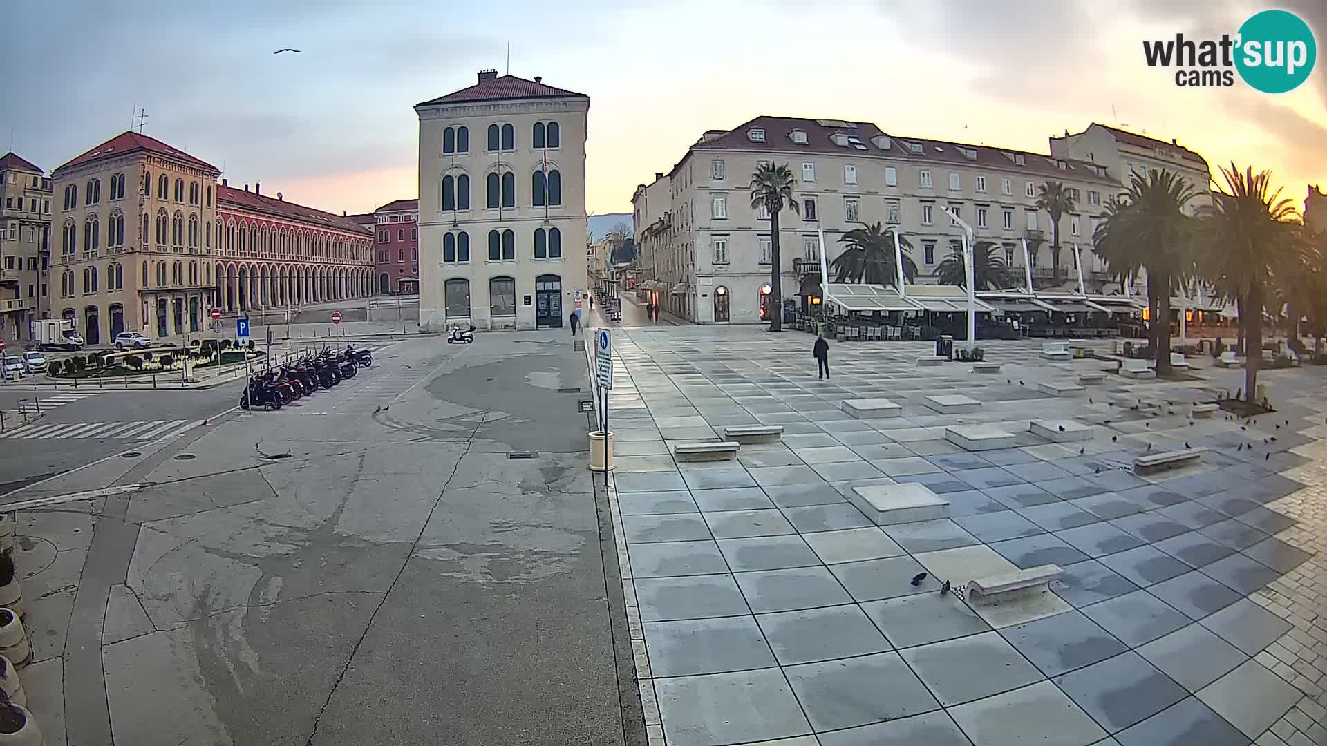 Webcam Split Riva – Prokurative | Trg Republike