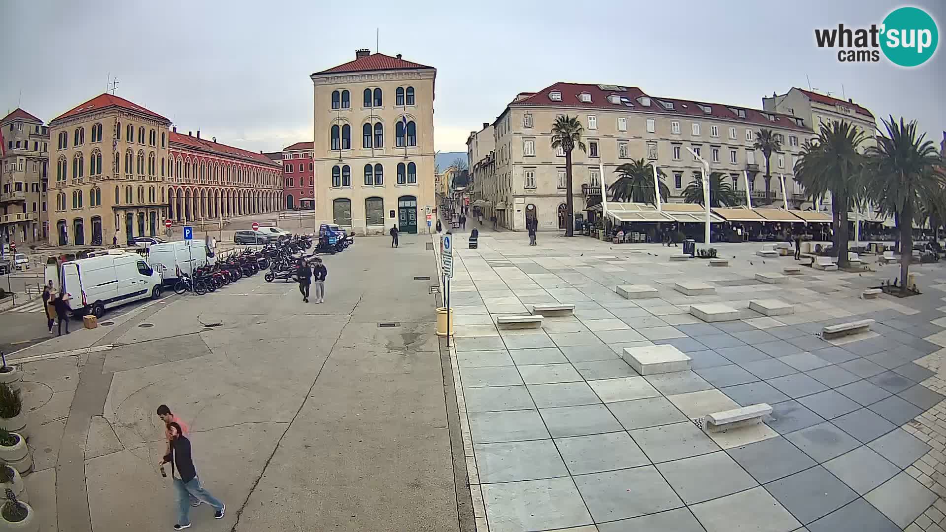 Webcam Split Riva – Prokurative | Trg Republike