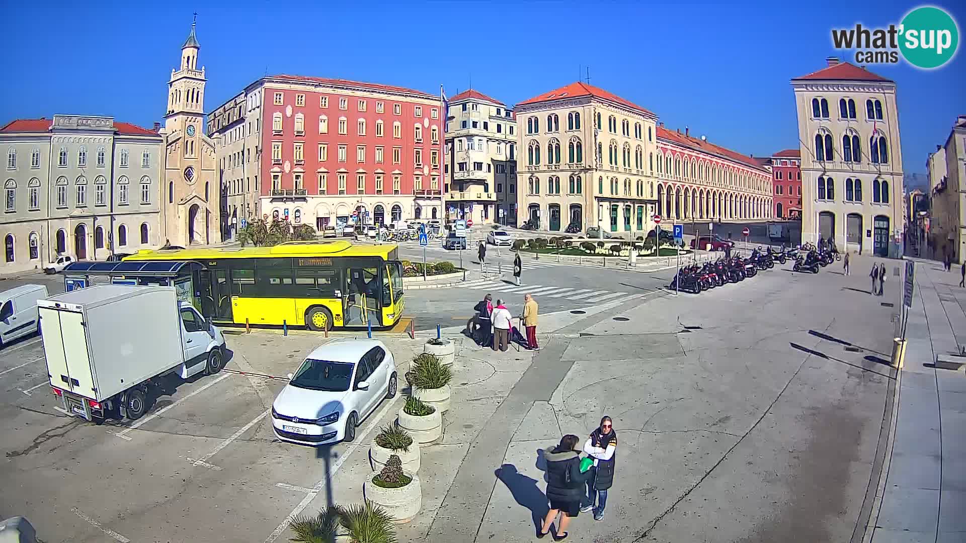 Webcam Split Riva – Prokurative | Trg Republike