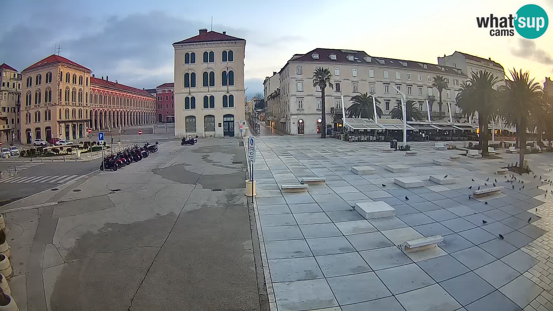 Webcam Split Riva – Prokurative | Trg Republike