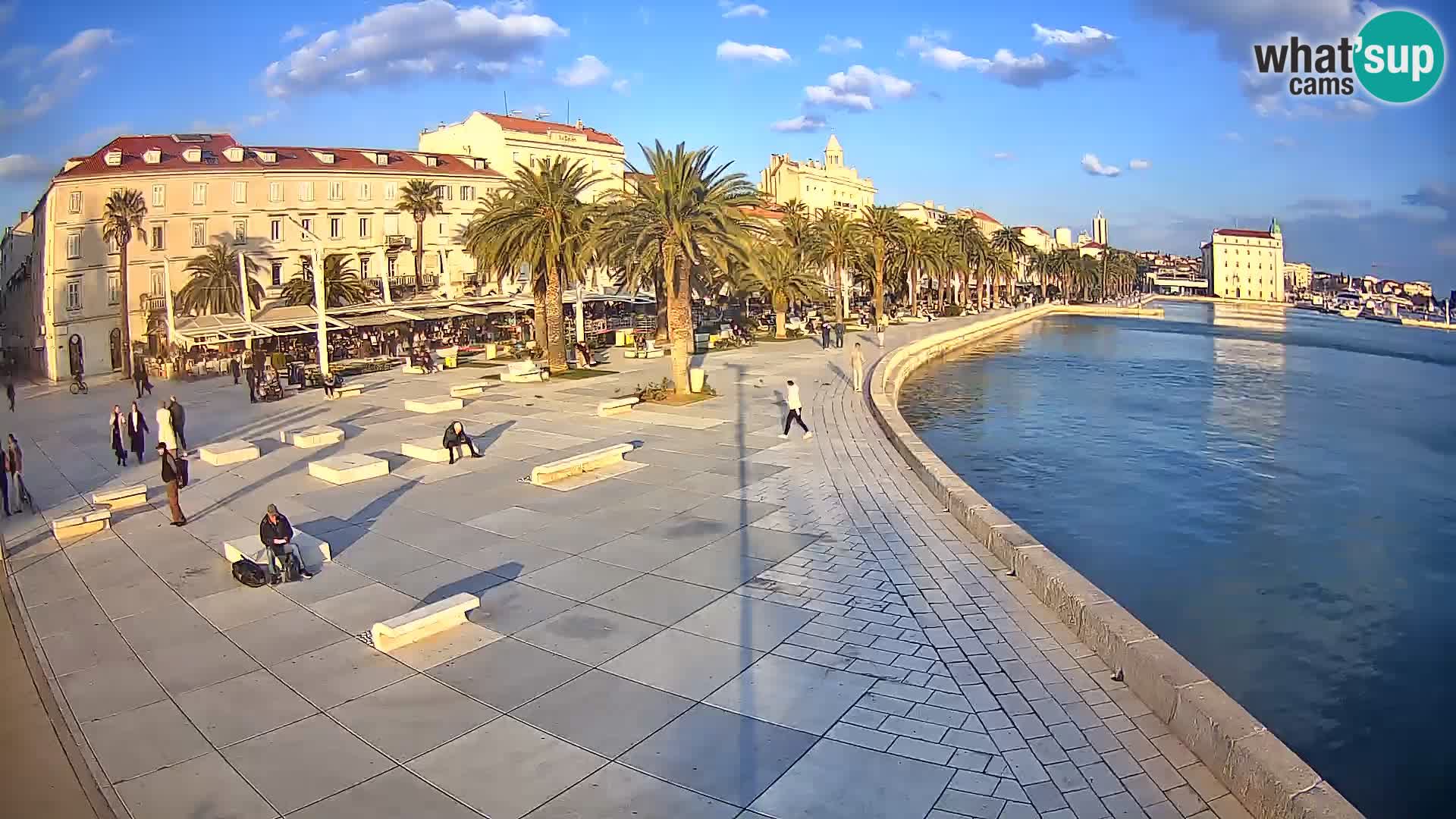 Webcam Split Riva – Prokurative | Trg Republike