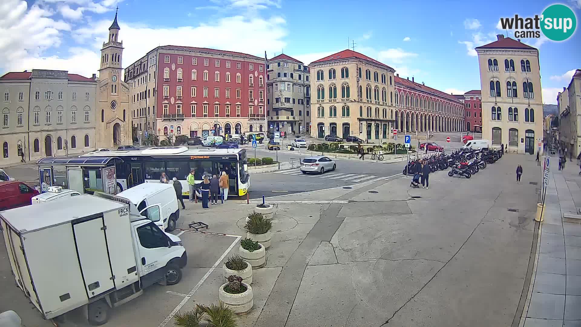 Webcam Split Riva – Prokurative | Trg Republike