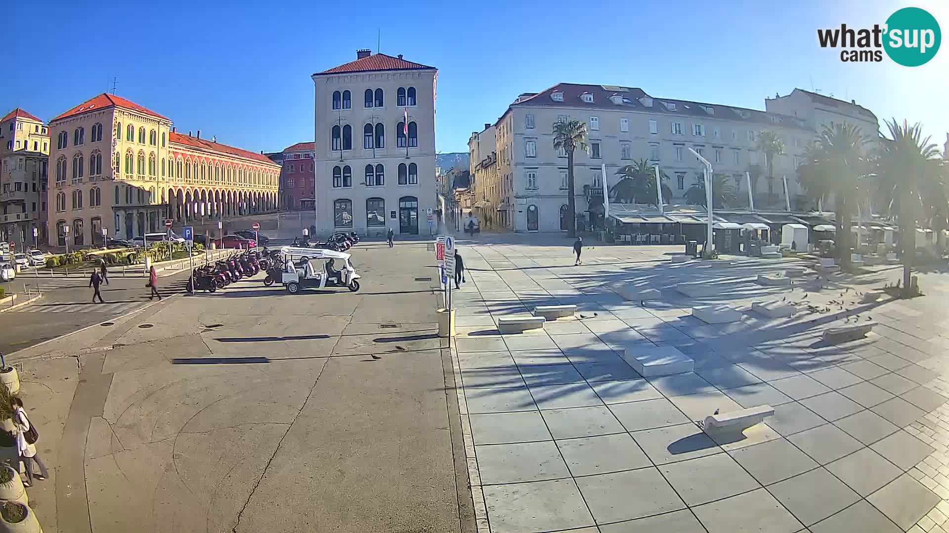 Webcam Split Riva – Prokurative | Trg Republike