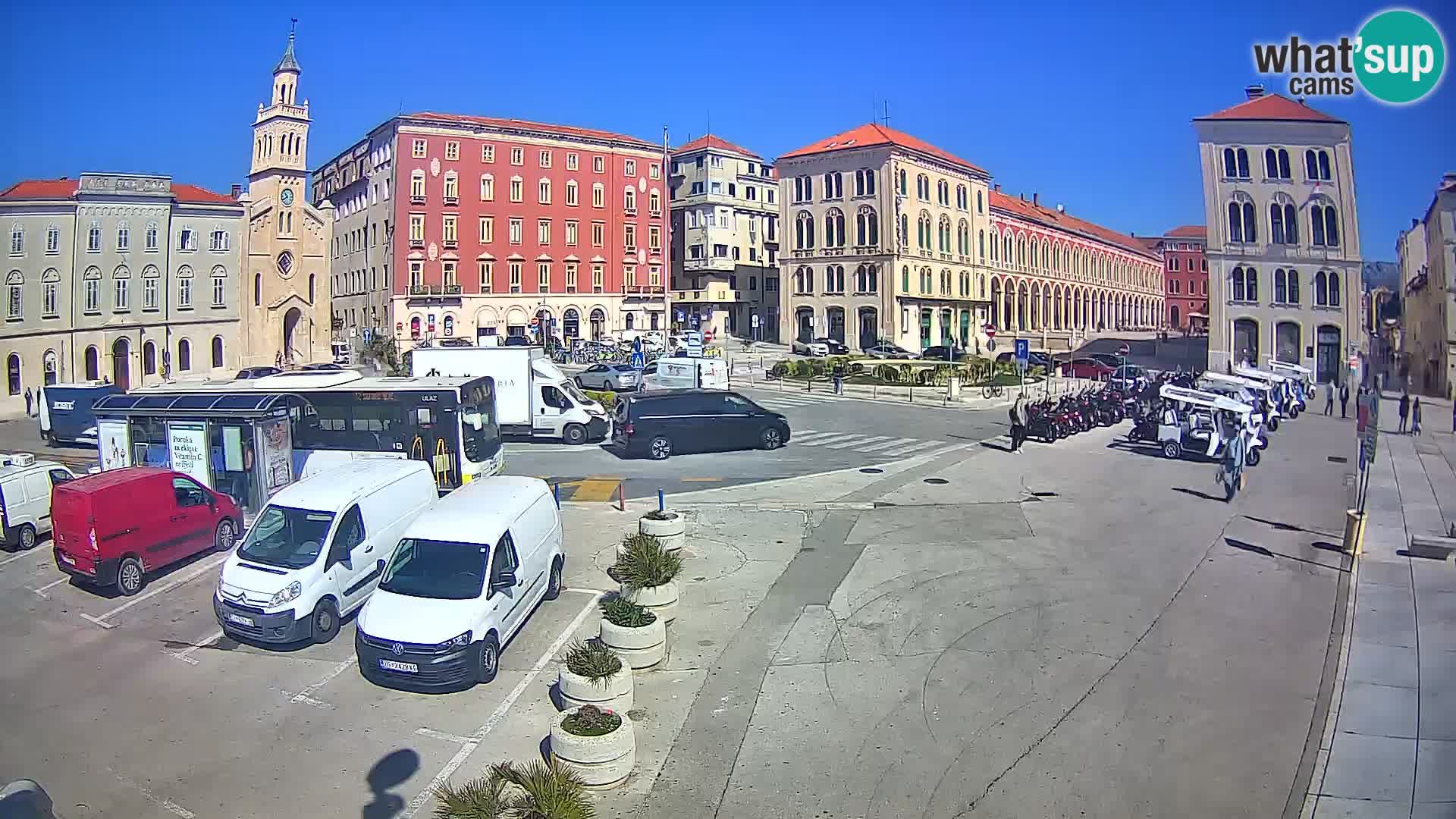 Webcam Split Riva – Prokurative | Trg Republike