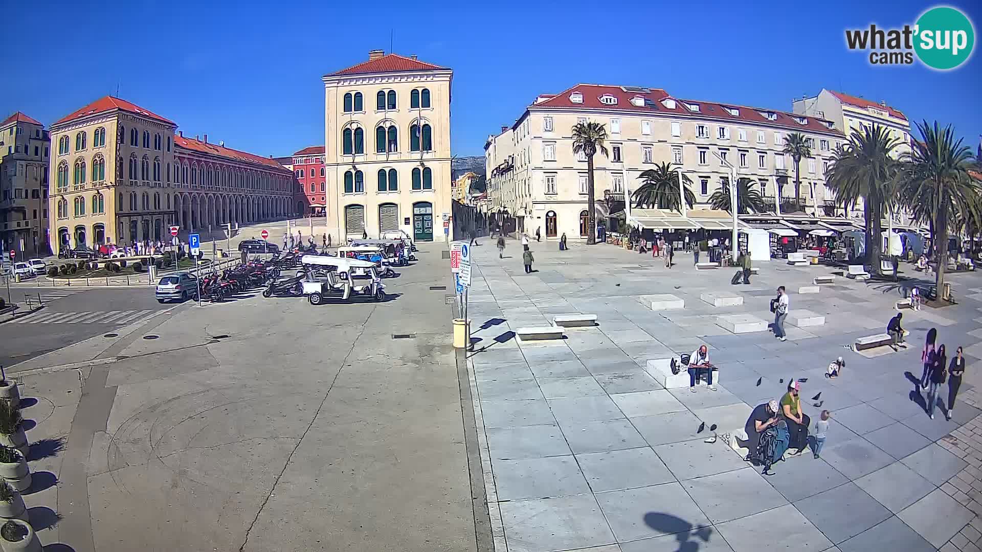 Webcam Spalato Riva – Prokurative | Piazza della Republika